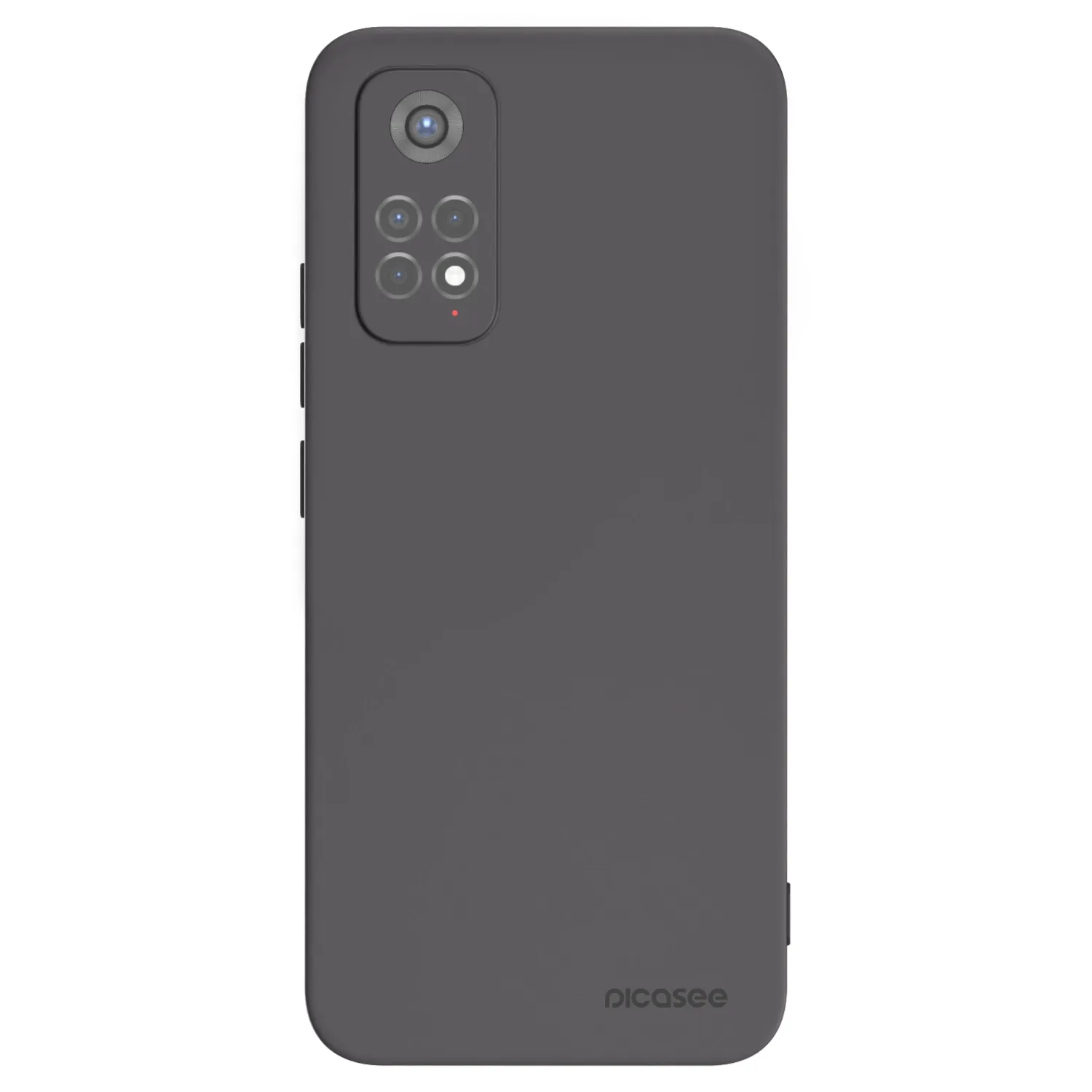 Picasee silikonowe czarne etui na Xiaomi Redmi Note 11S 5G - Clear