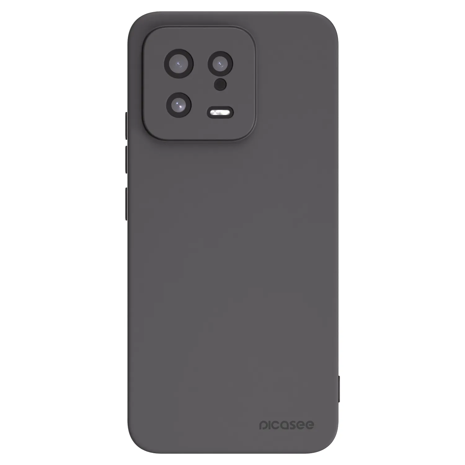 Picasee silikonowe czarne etui na Xiaomi 13 - Clear