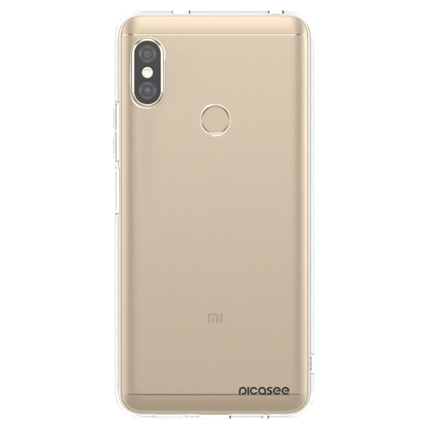 Picasee silikonowe przeźroczyste etui na Xiaomi Redmi Note 5 Global - Clear