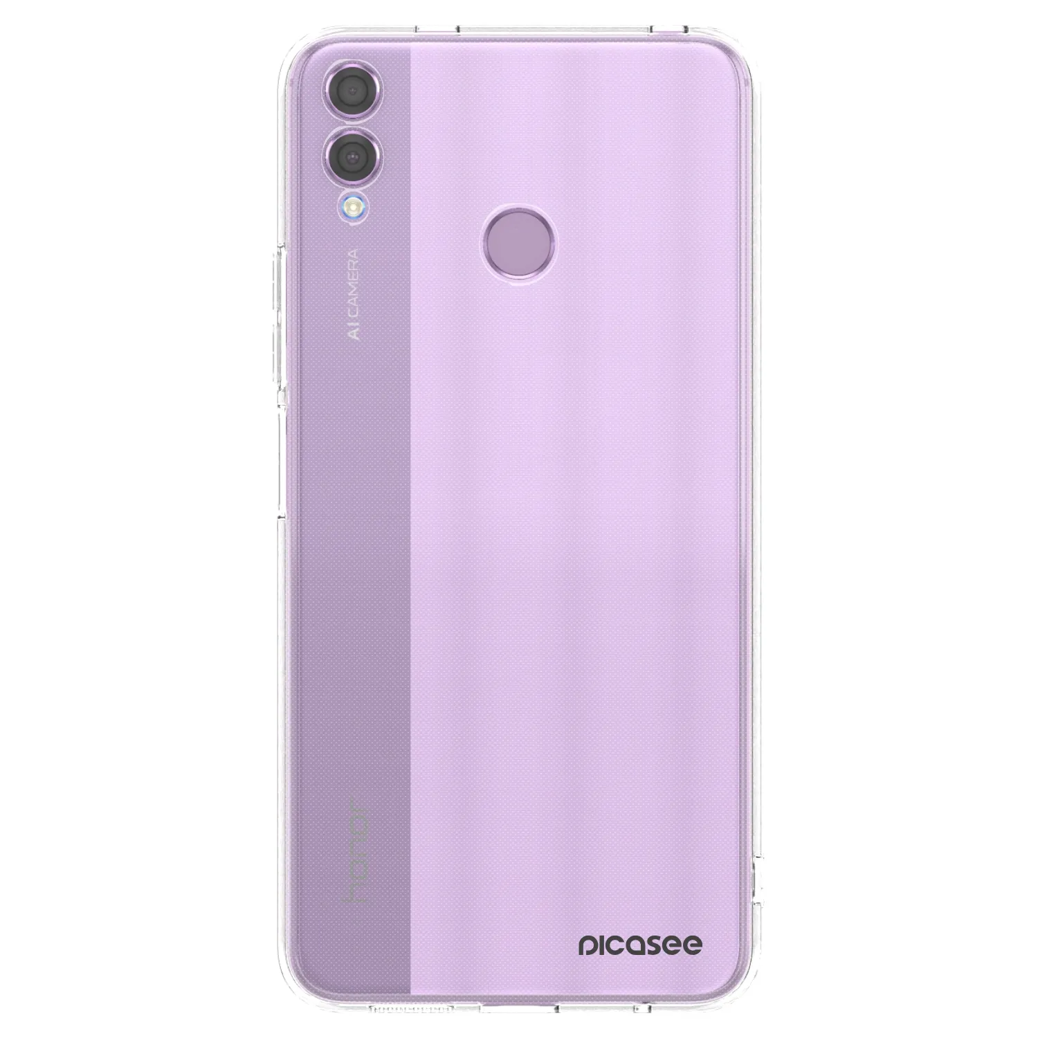 Picasee silikonowe przeźroczyste etui na Honor 8X - Clear