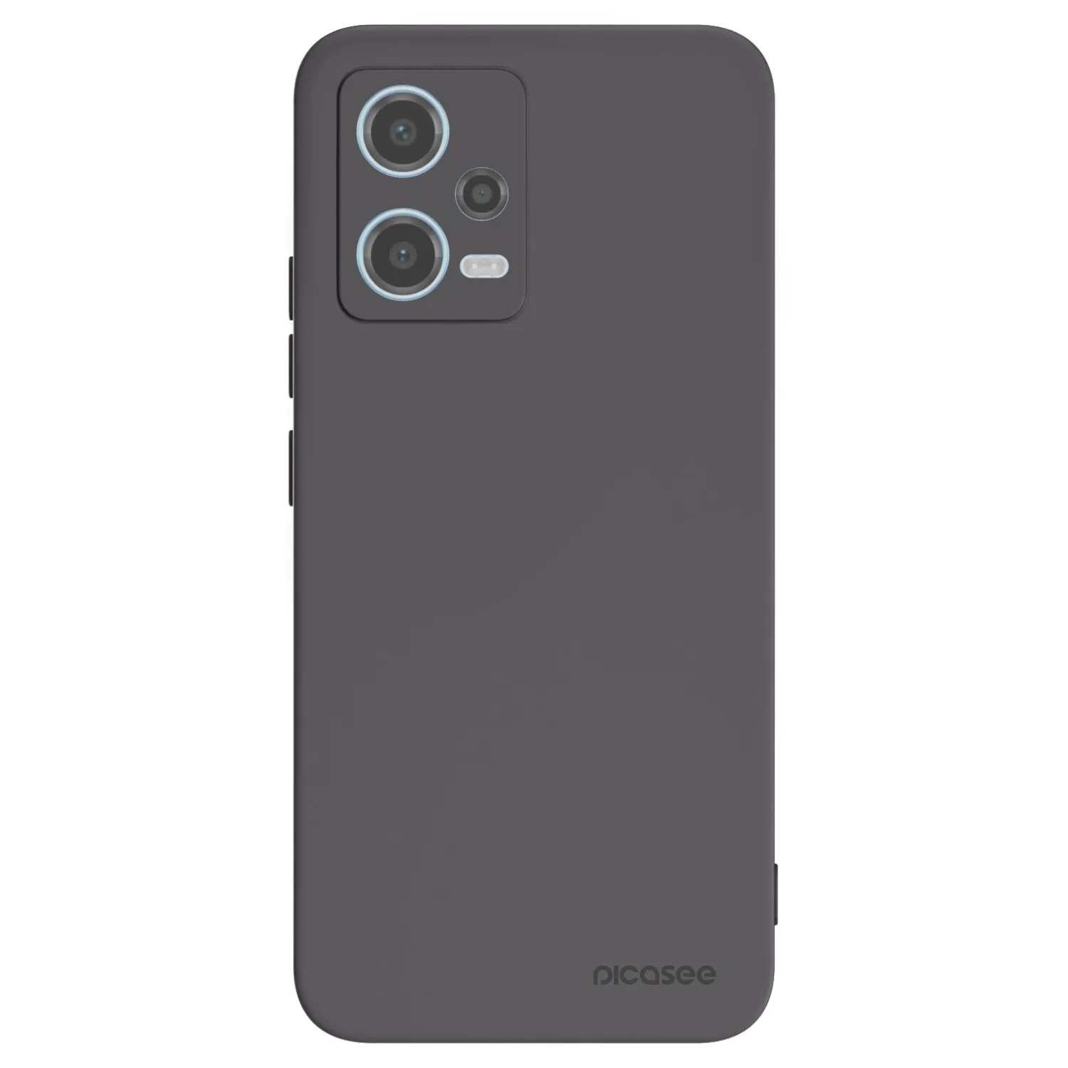 Picasee silikonowe czarne etui na Xiaomi Redmi Note 12 5G - Clear