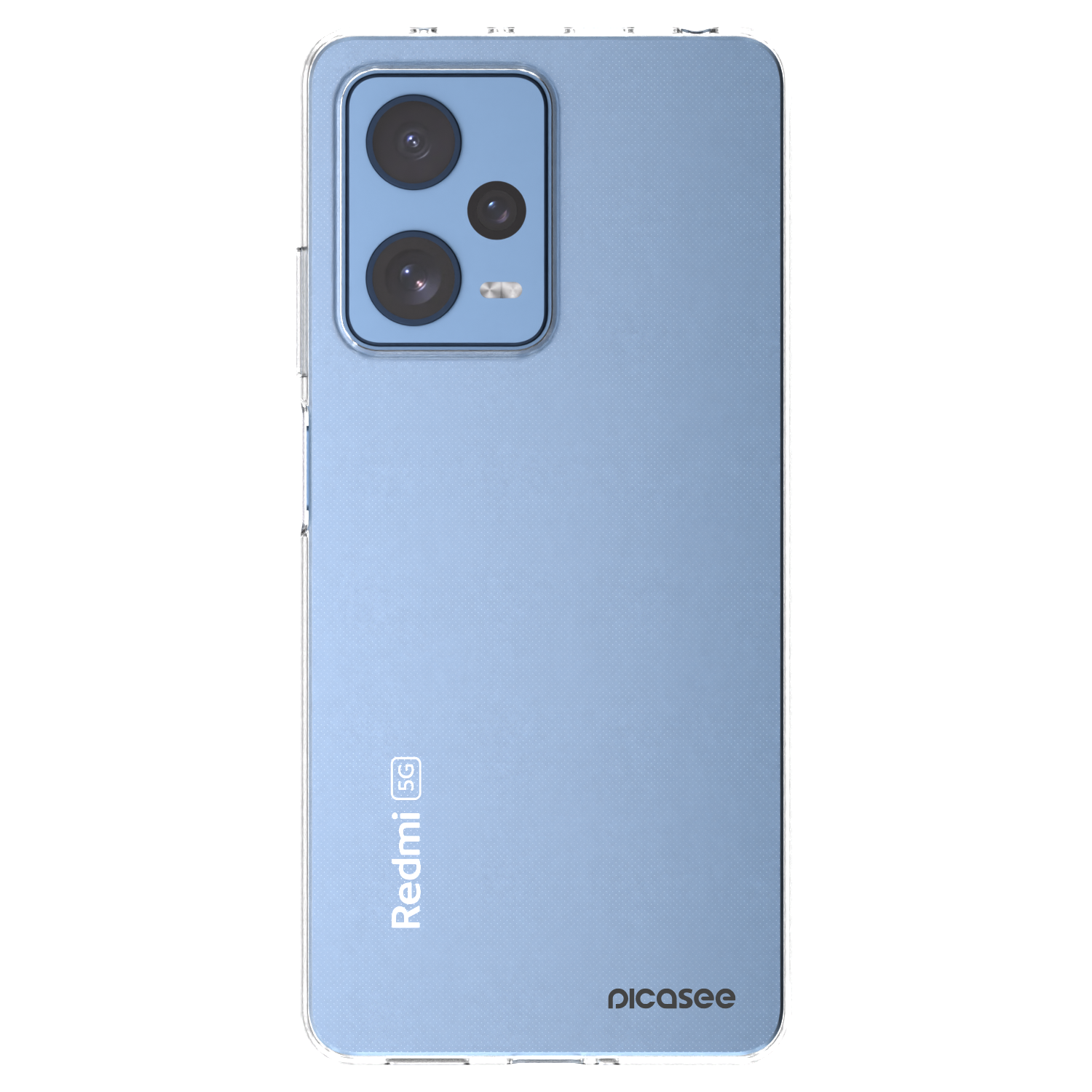 Picasee silikonowe przeźroczyste etui na Xiaomi Redmi Note 12 Pro 5G - Clear