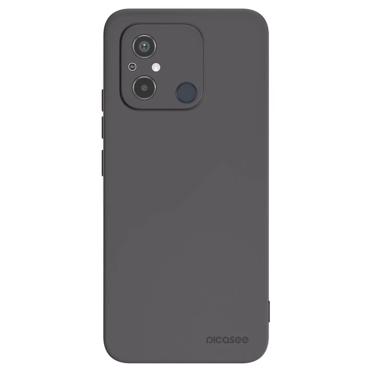 Picasee silikonowe czarne etui na Xiaomi Redmi 12C - Clear