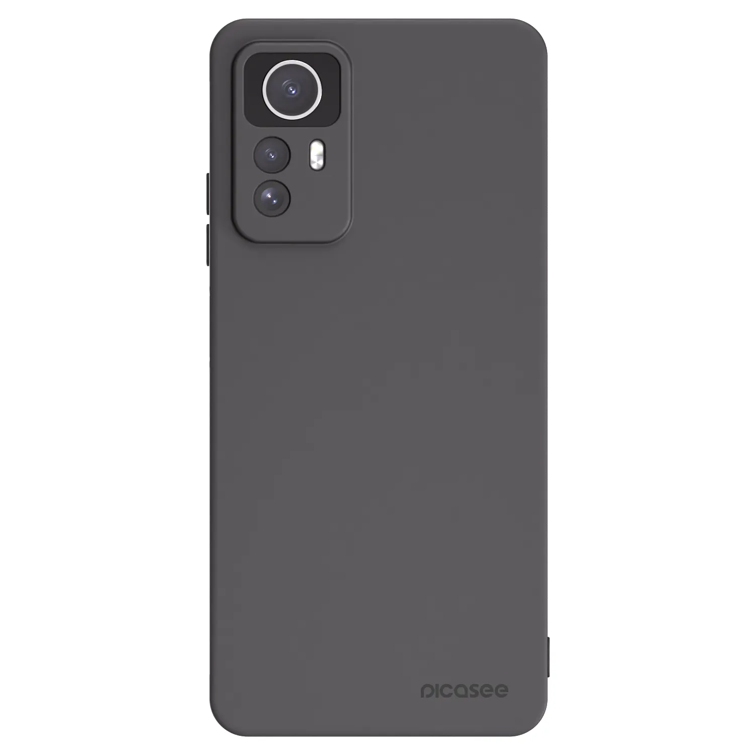 Picasee silikonowe czarne etui na Xiaomi Redmi Note 12S - Clear