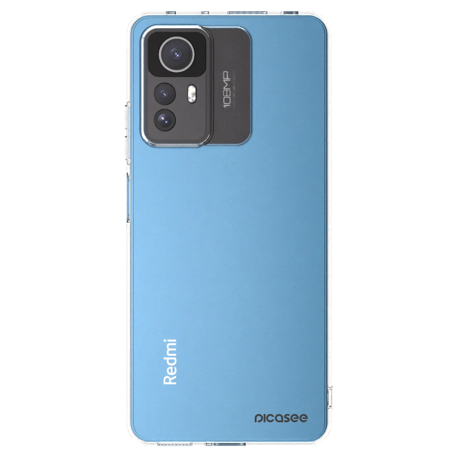 Picasee silikonowe przeźroczyste etui na Xiaomi Redmi Note 12S - Clear