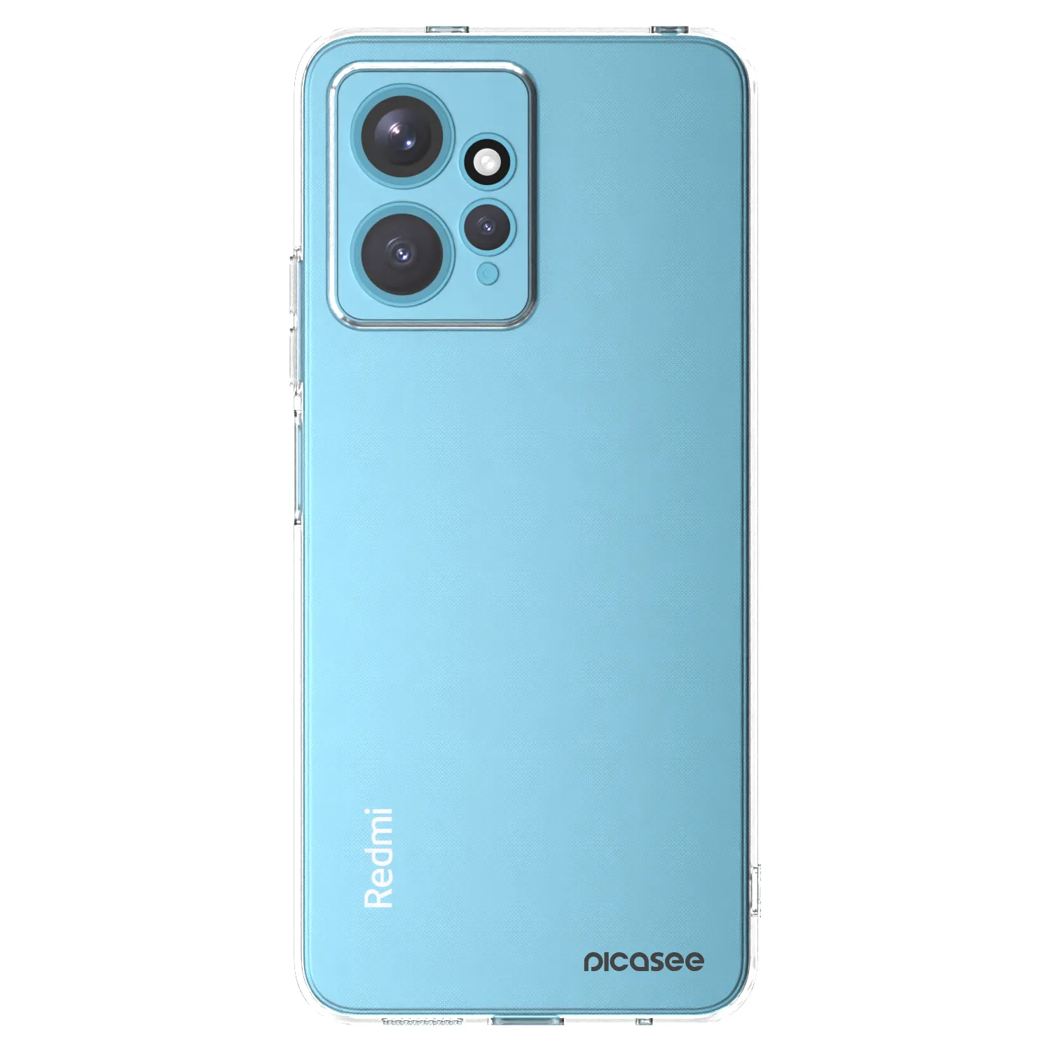 Picasee silikonowe przeźroczyste etui na Xiaomi Redmi Note 12 4G - Clear