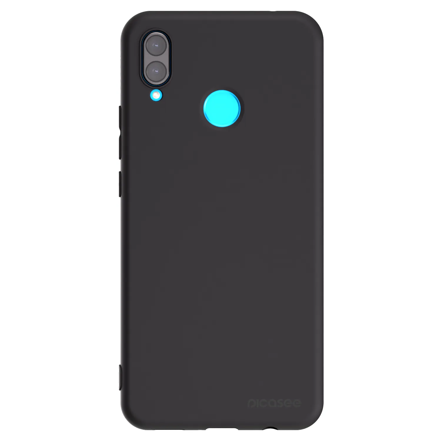 Picasee silikonowe czarne etui na Huawei Nova 3i - Clear