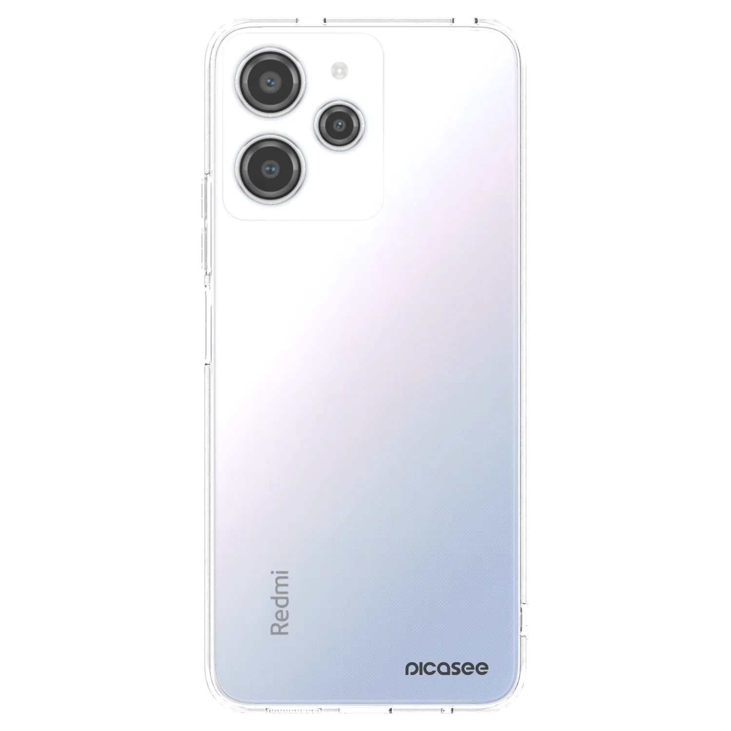 Picasee silikonowe przeźroczyste etui na Xiaomi Redmi 12 4G - Clear