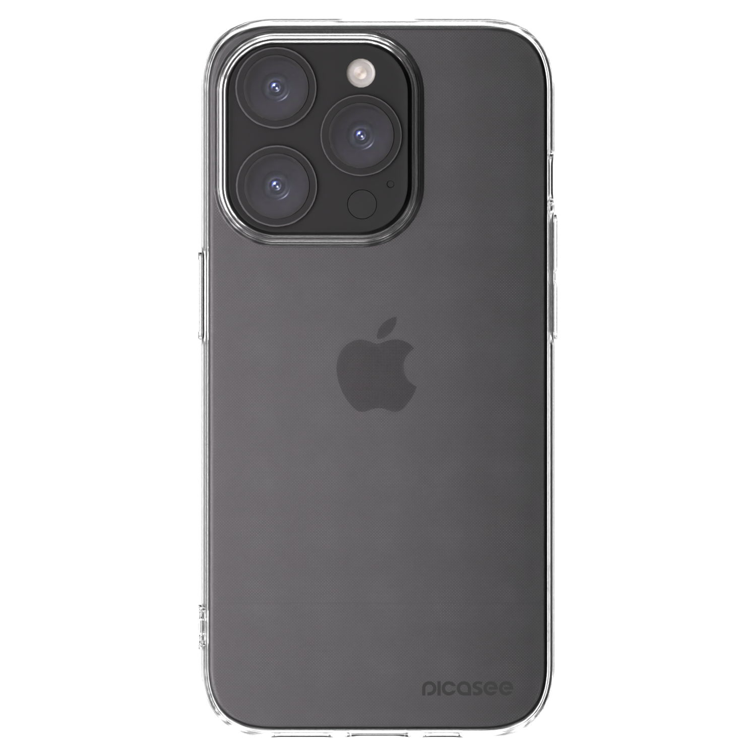 Picasee silikonowe przeźroczyste etui na Apple iPhone 15 Pro - Clear