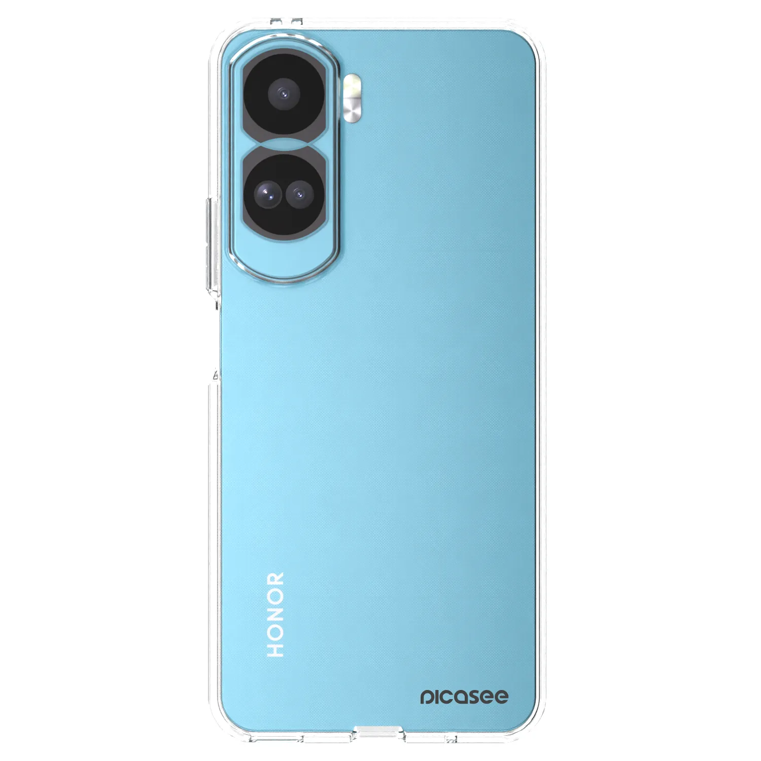 Picasee silikonowe przeźroczyste etui na Honor 90 Lite 5G - Clear
