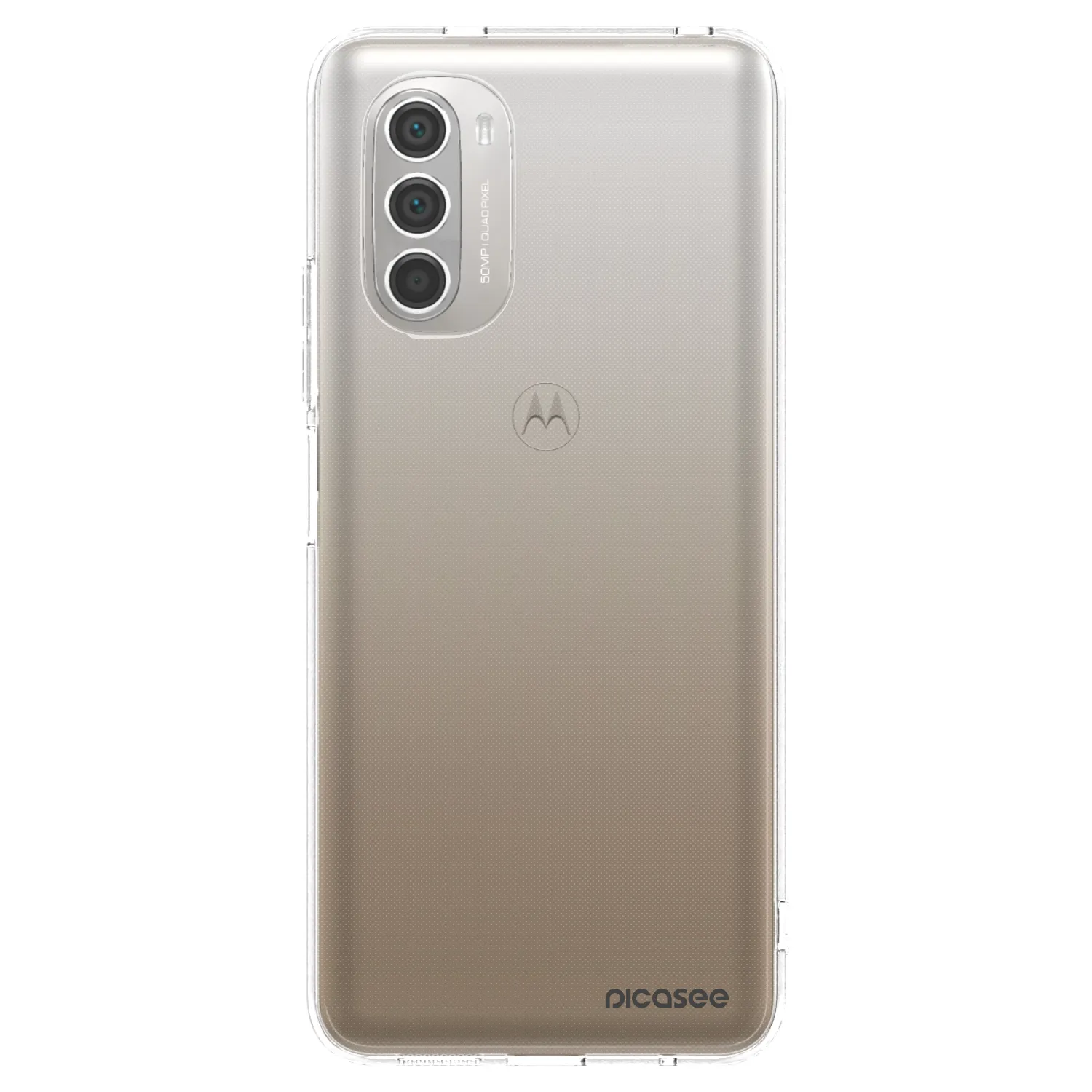 Picasee silikonowe przeźroczyste etui na Motorola Moto G51 - Clear
