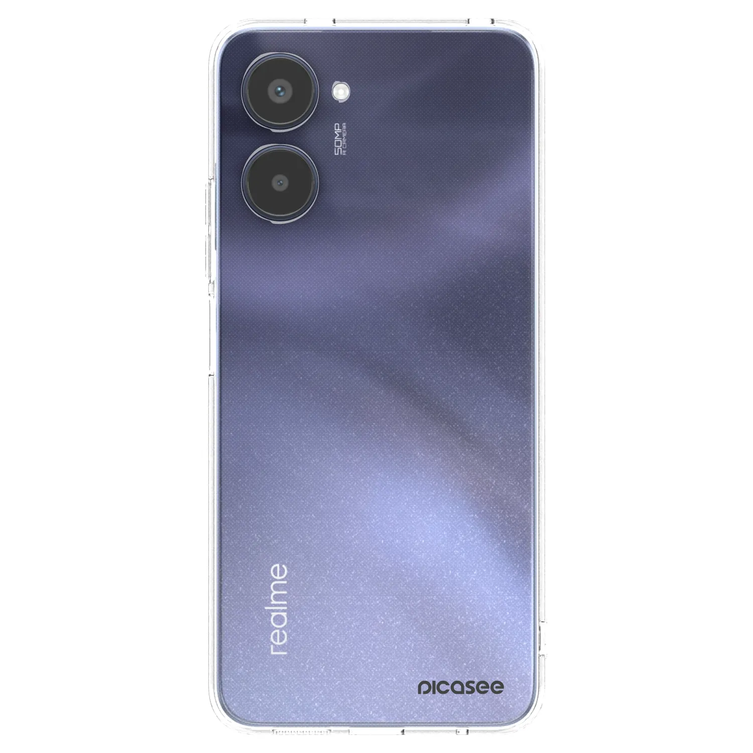 Picasee silikonowe przeźroczyste etui na Realme 10 4G - Clear