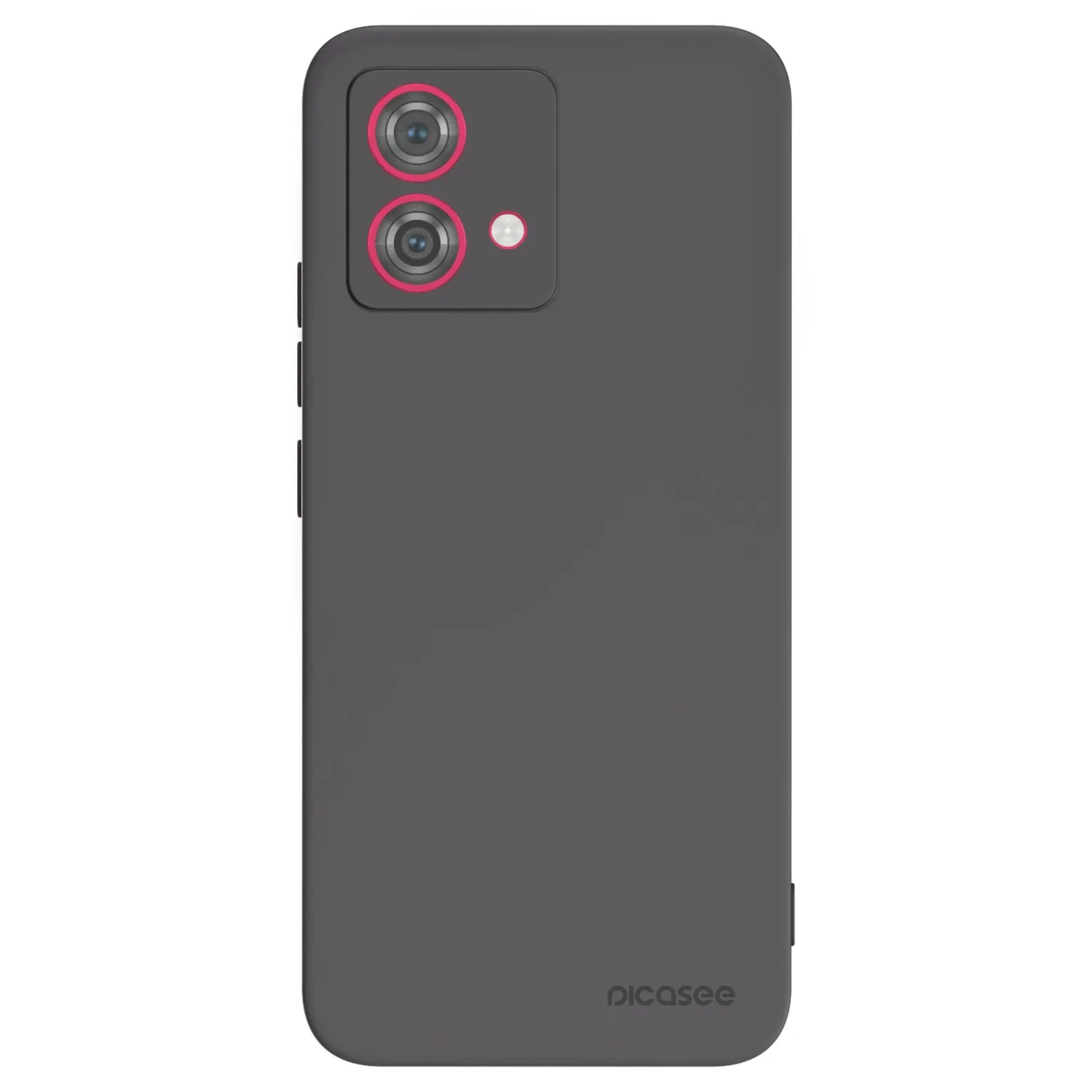 Picasee silikonowe czarne etui na Motorola Moto G84 5G - Clear