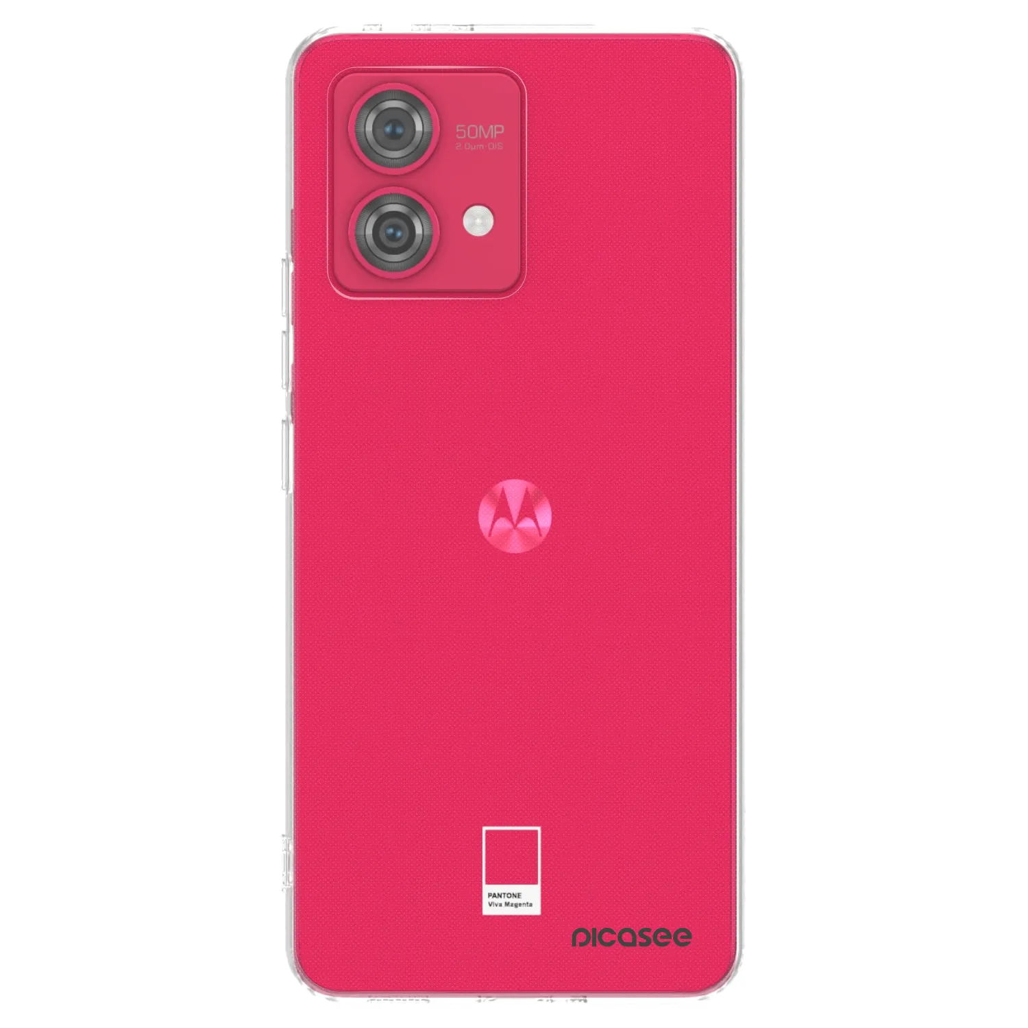 Picasee silikonowe przeźroczyste etui na Motorola Moto G84 5G - Clear