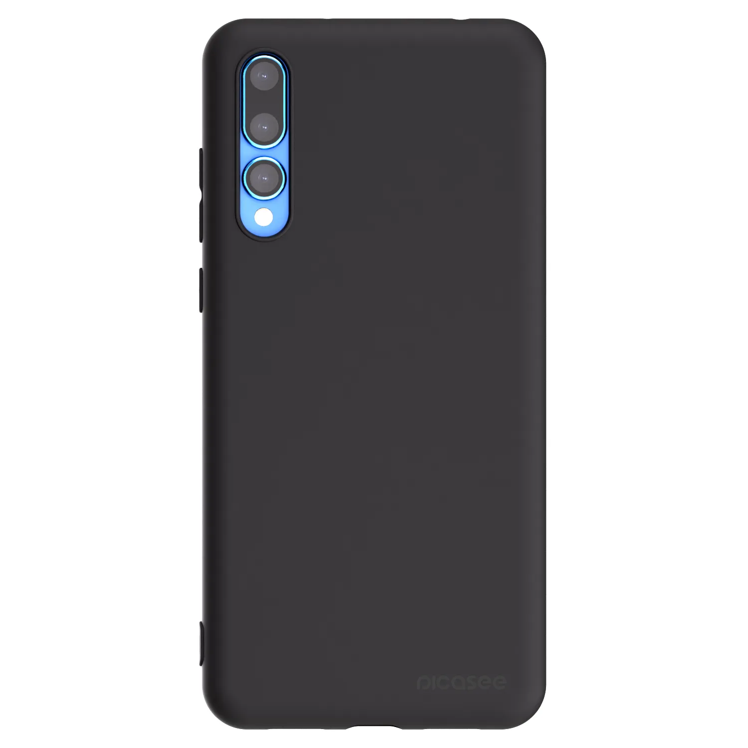 Picasee silikonowe czarne etui na Huawei P20 Pro - Clear