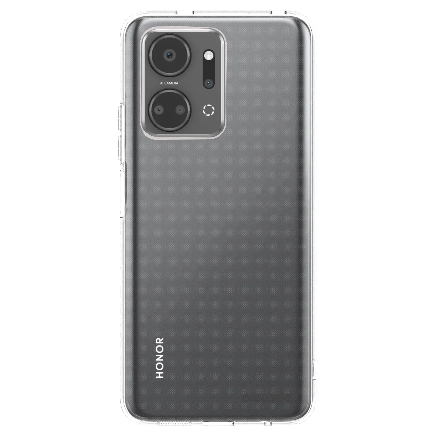 Picasee silikonowe przeźroczyste etui na Honor X7a - Clear