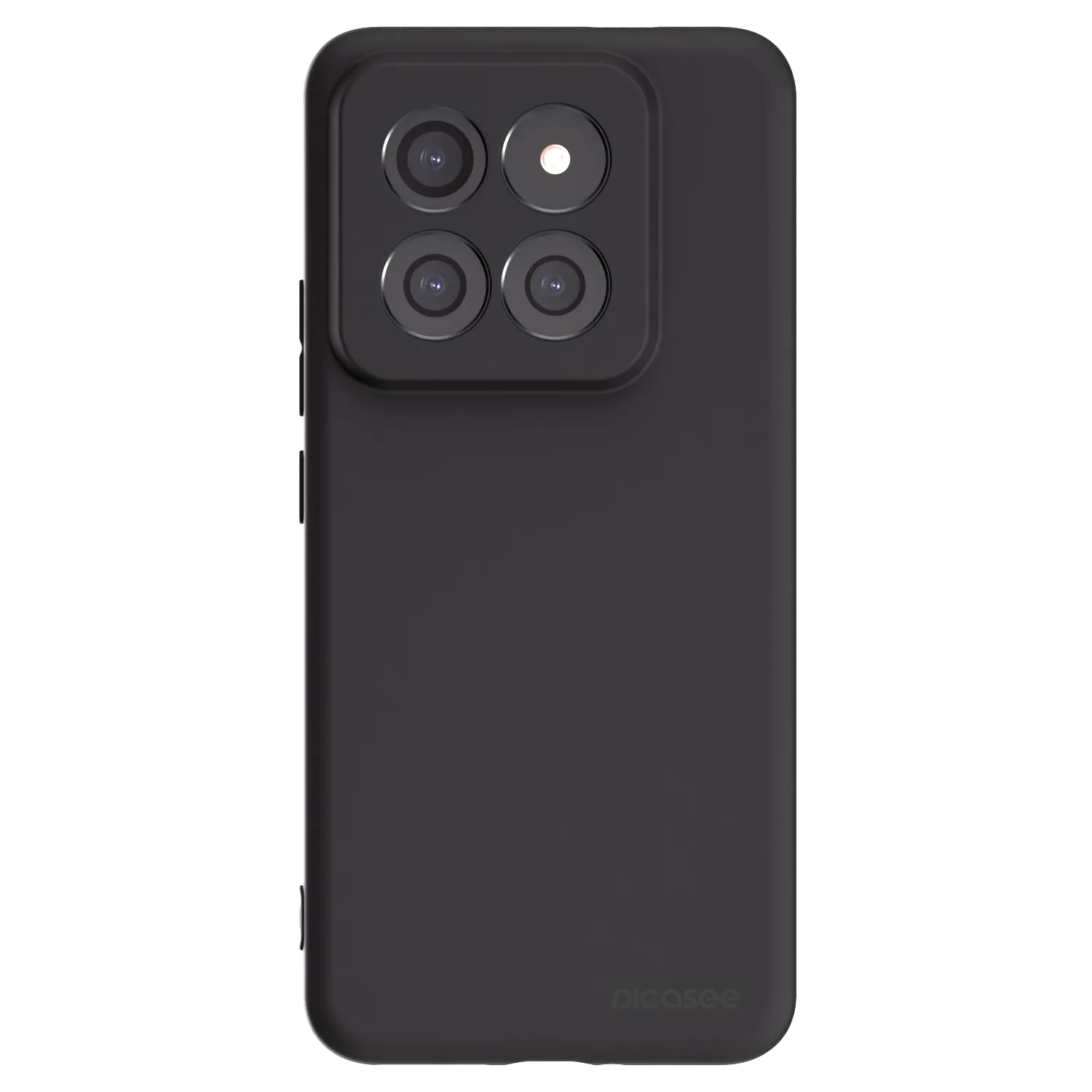Picasee silikonowe czarne etui na Xiaomi 14 Pro - Clear