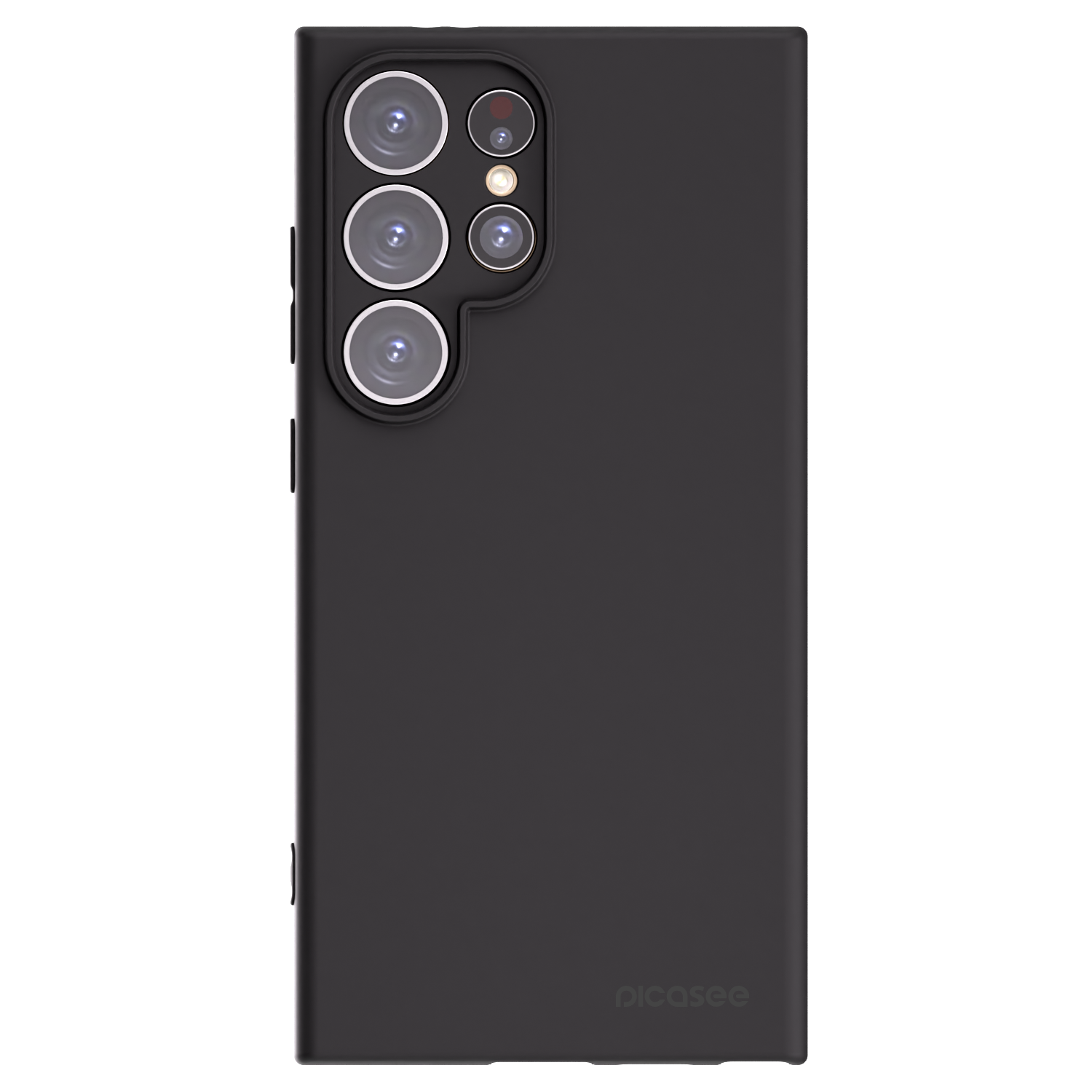 Picasee silikonowe czarne etui na Samsung Galaxy S24 Ultra S928B 5G - Clear
