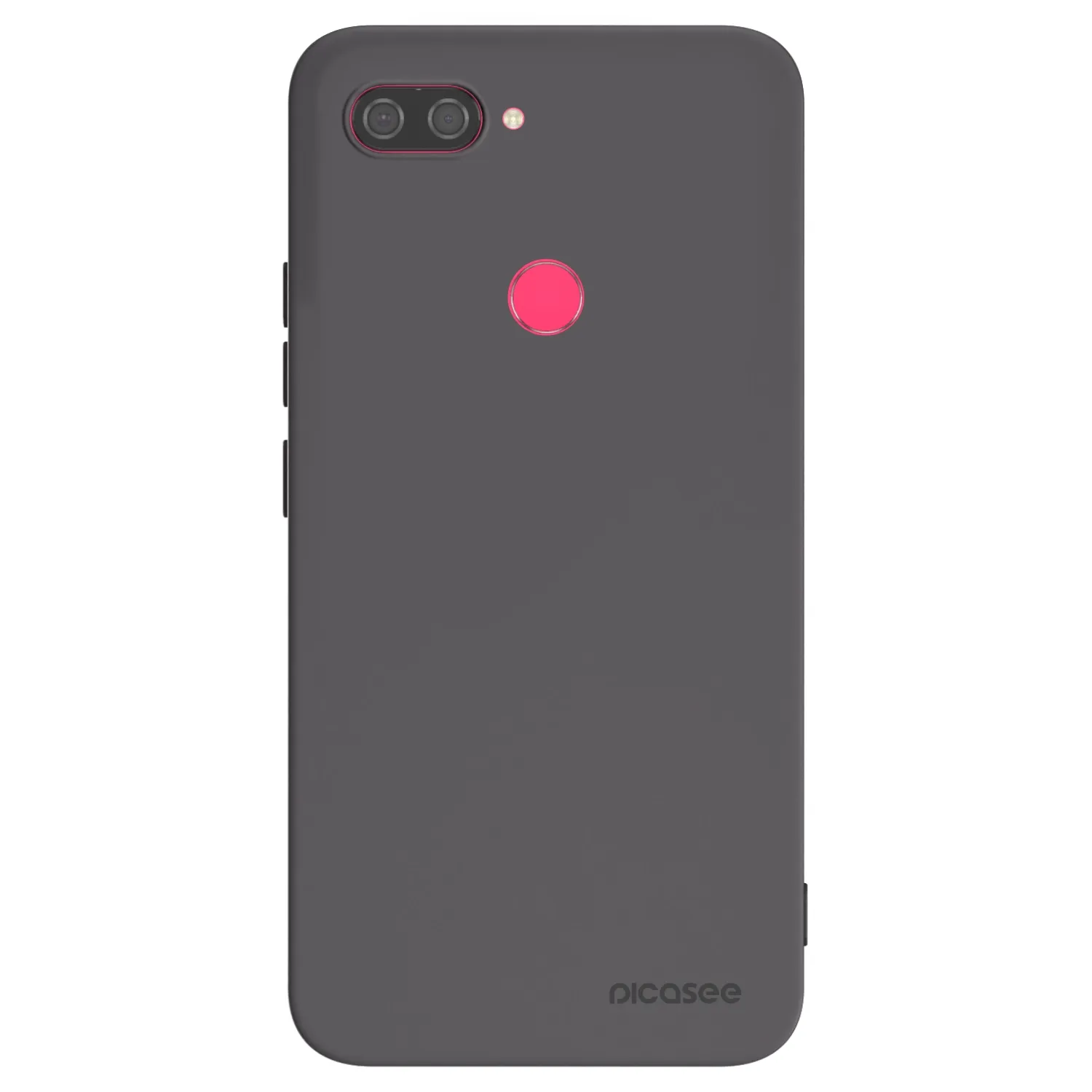 Picasee silikonowe czarne etui na Xiaomi Mi 8 Lite - Clear