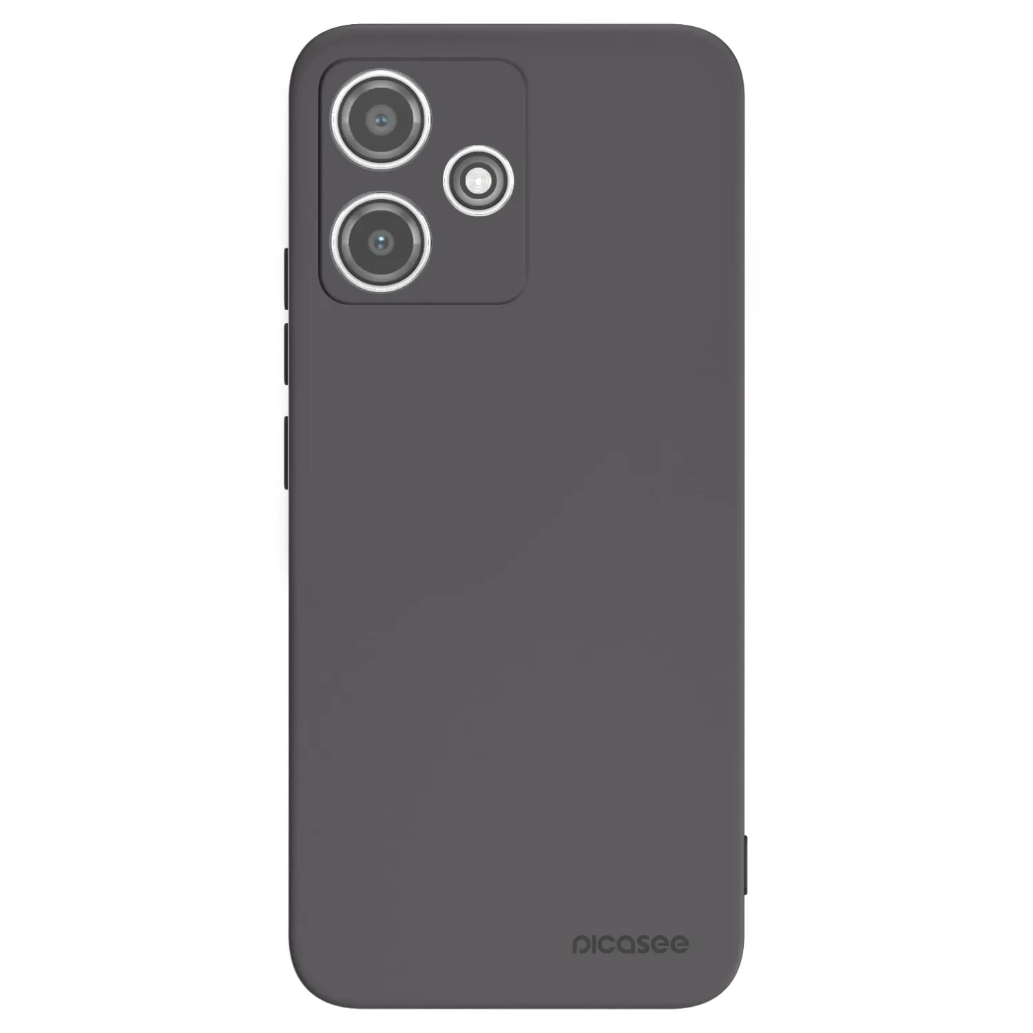 Picasee silikonowe czarne etui na Xiaomi Redmi 12 5G - Clear