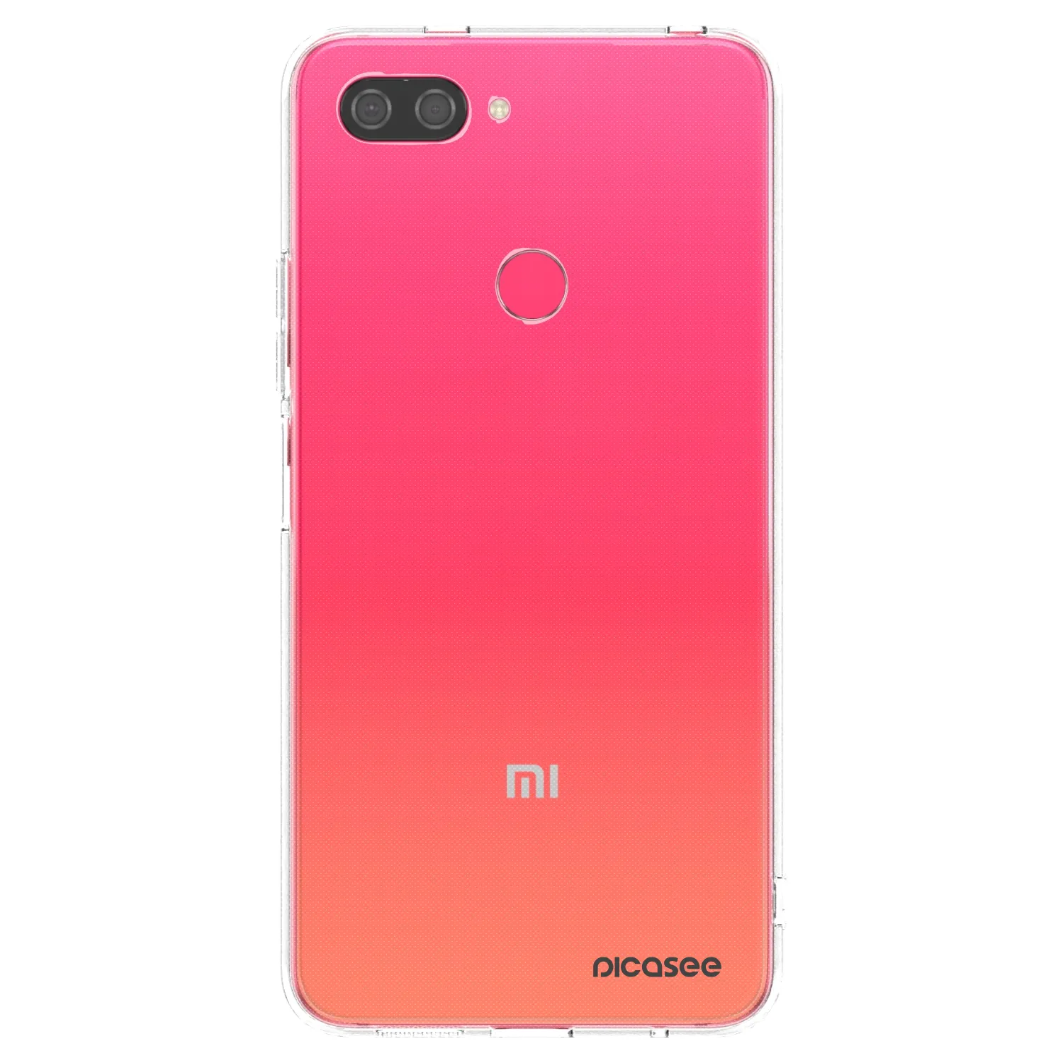 Picasee silikonowe przeźroczyste etui na Xiaomi Mi 8 Lite - Clear