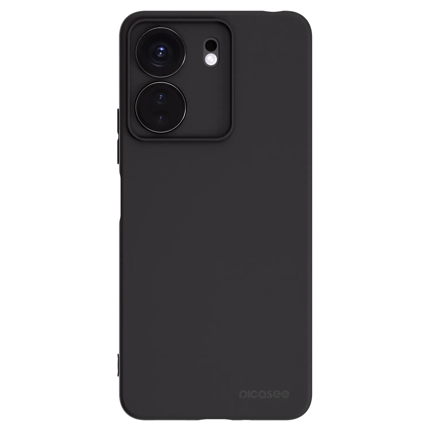 Picasee silikonowe czarne etui na Xiaomi Redmi 13C 4G - Clear