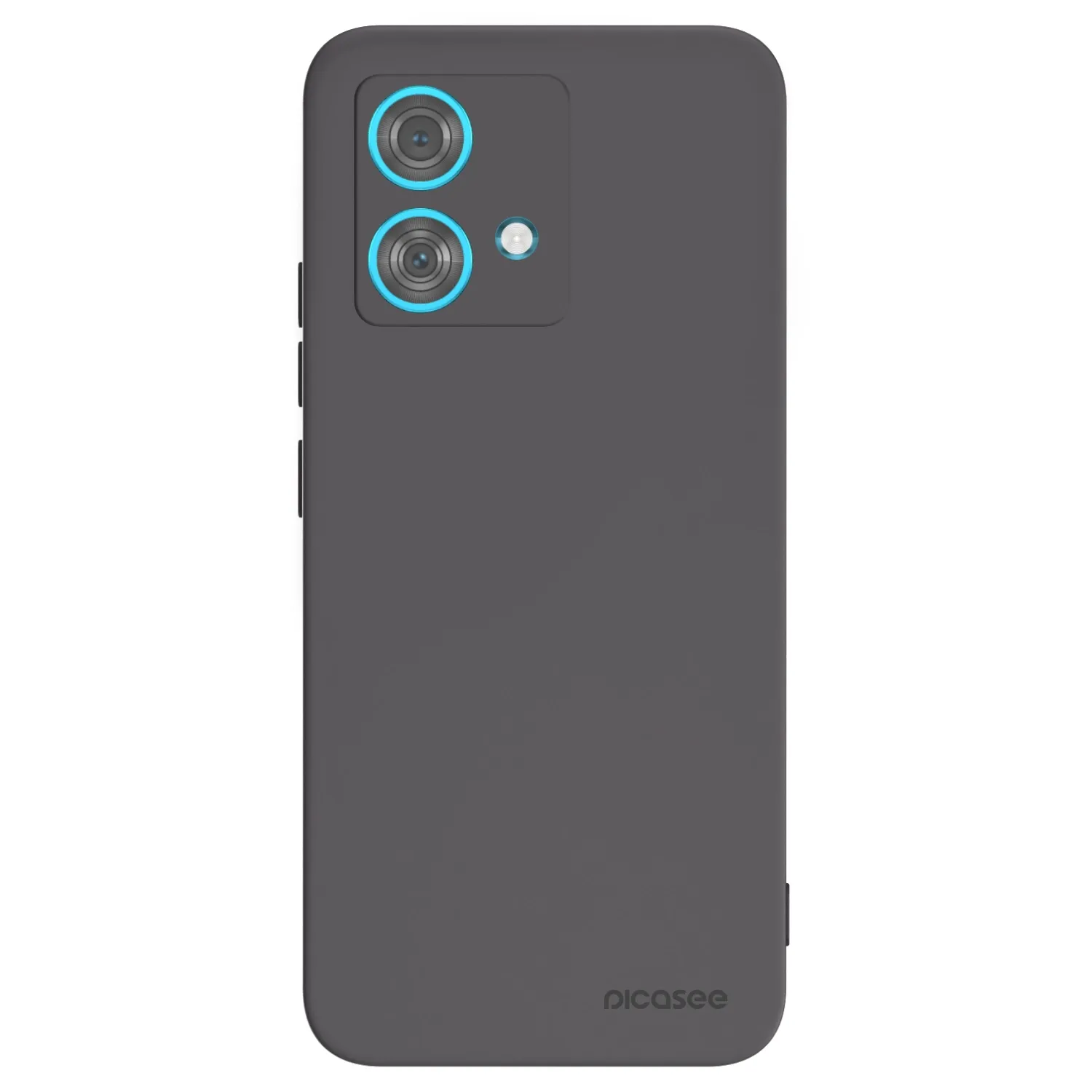 Picasee silikonowe czarne etui na Motorola Edge 40 Neo - Clear