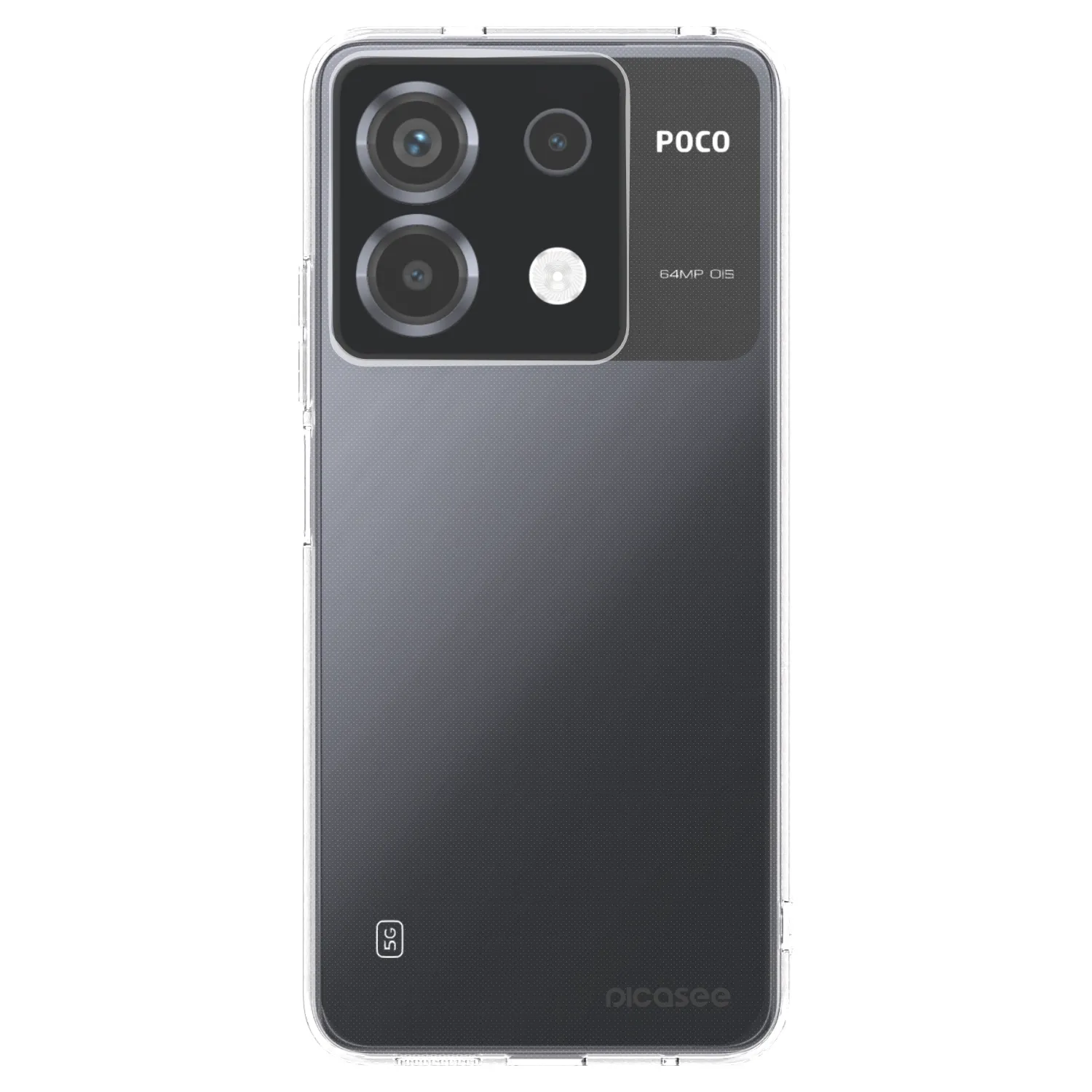 Picasee silikonowe przeźroczyste etui na Xiaomi Poco X6 - Clear