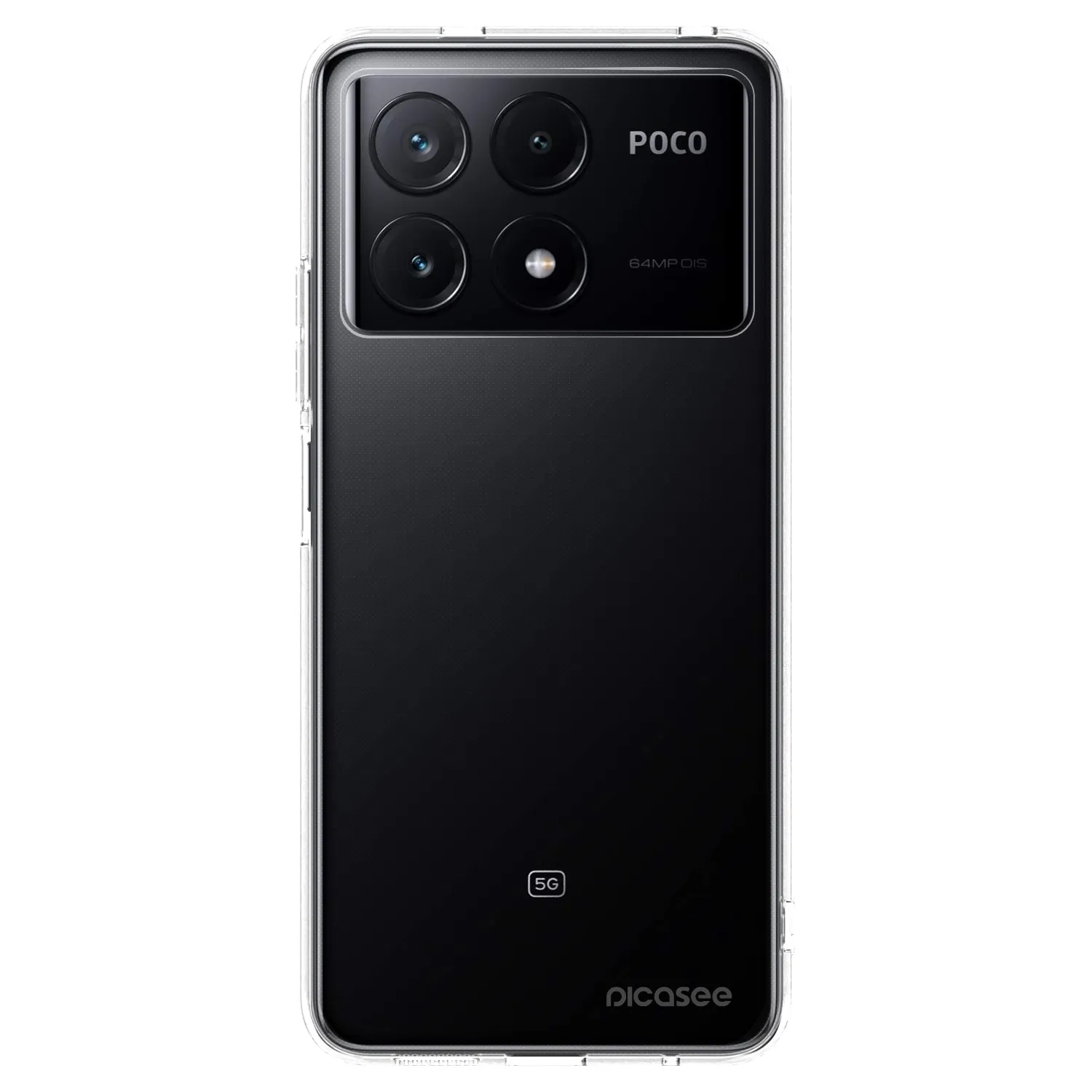 Picasee silikonowe przeźroczyste etui na Xiaomi Poco X6 Pro - Clear