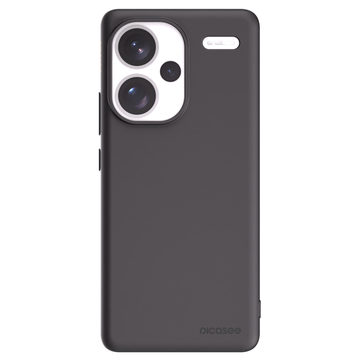 Picasee silikonowe czarne etui na Xiaomi Redmi Note 13 Pro+ 5G - Clear