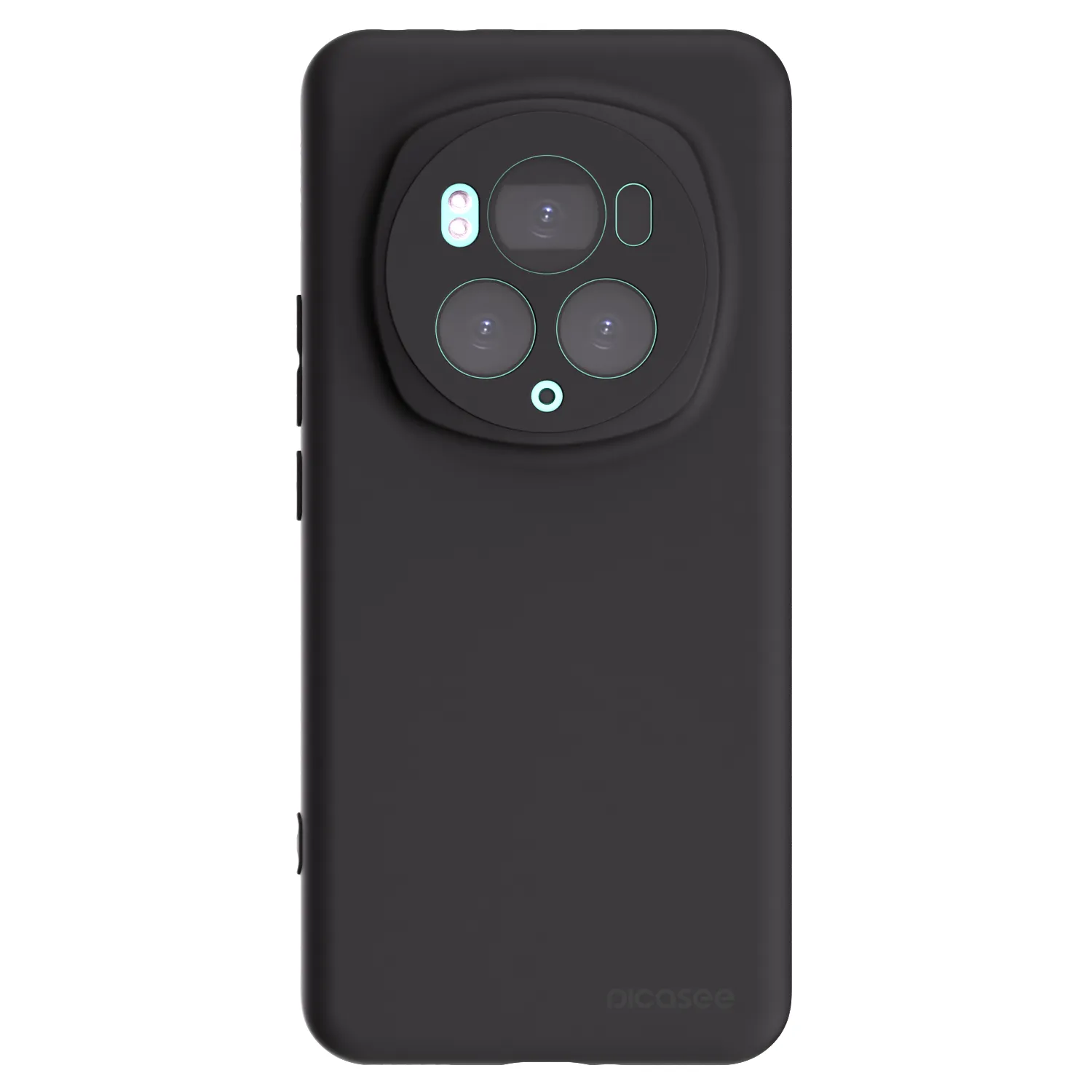 Picasee silikonowe czarne etui na Honor Magic6 Pro - Clear