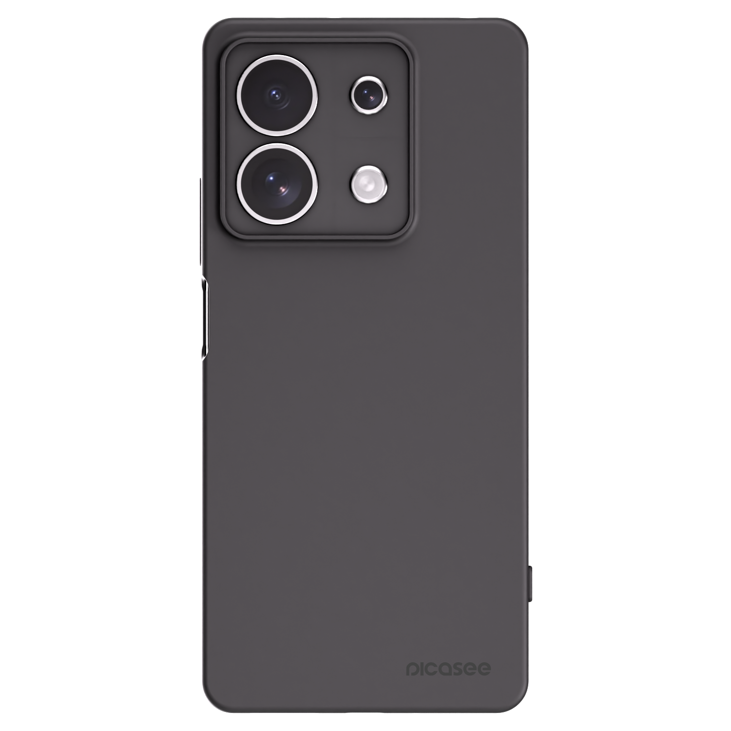 Picasee silikonowe czarne etui na Xiaomi Redmi Note 13 4G - Clear