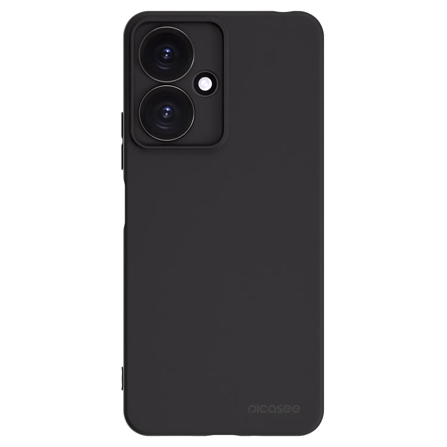 Picasee silikonowe czarne etui na Xiaomi Redmi 13C 5G - Clear