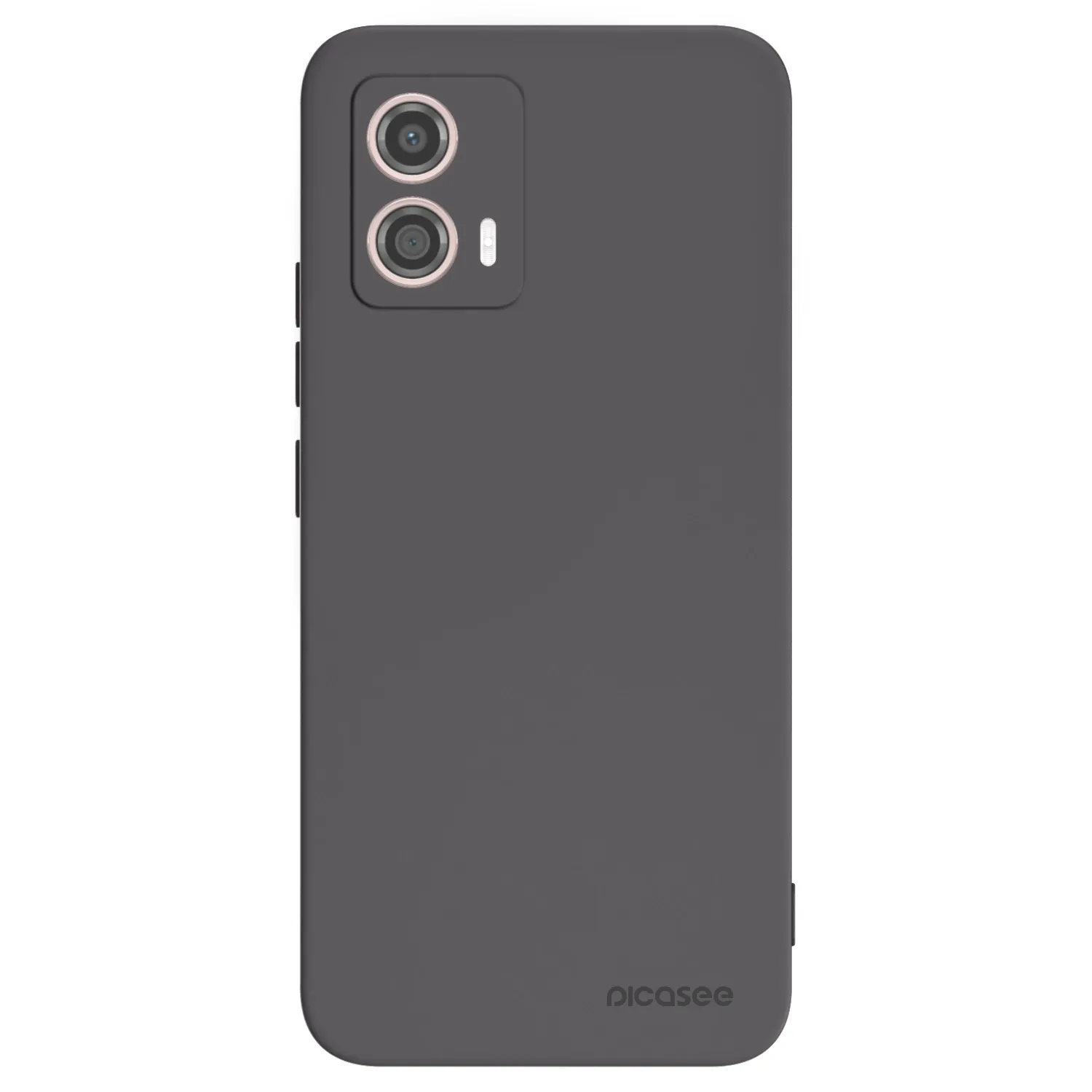 Picasee silikonowe czarne etui na Motorola Moto G53 5G - Clear