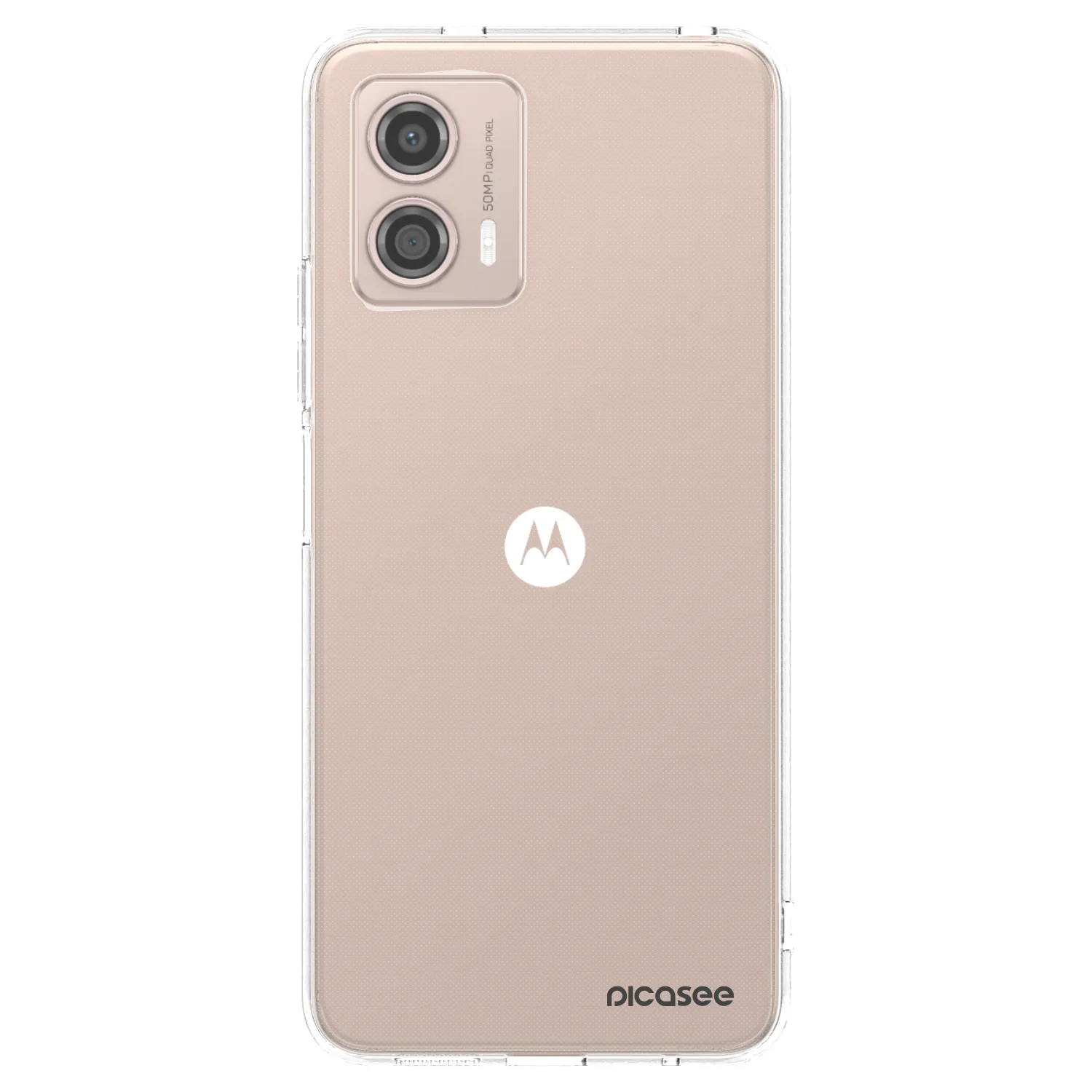 Picasee silikonowe przeźroczyste etui na Motorola Moto G53 5G - Clear
