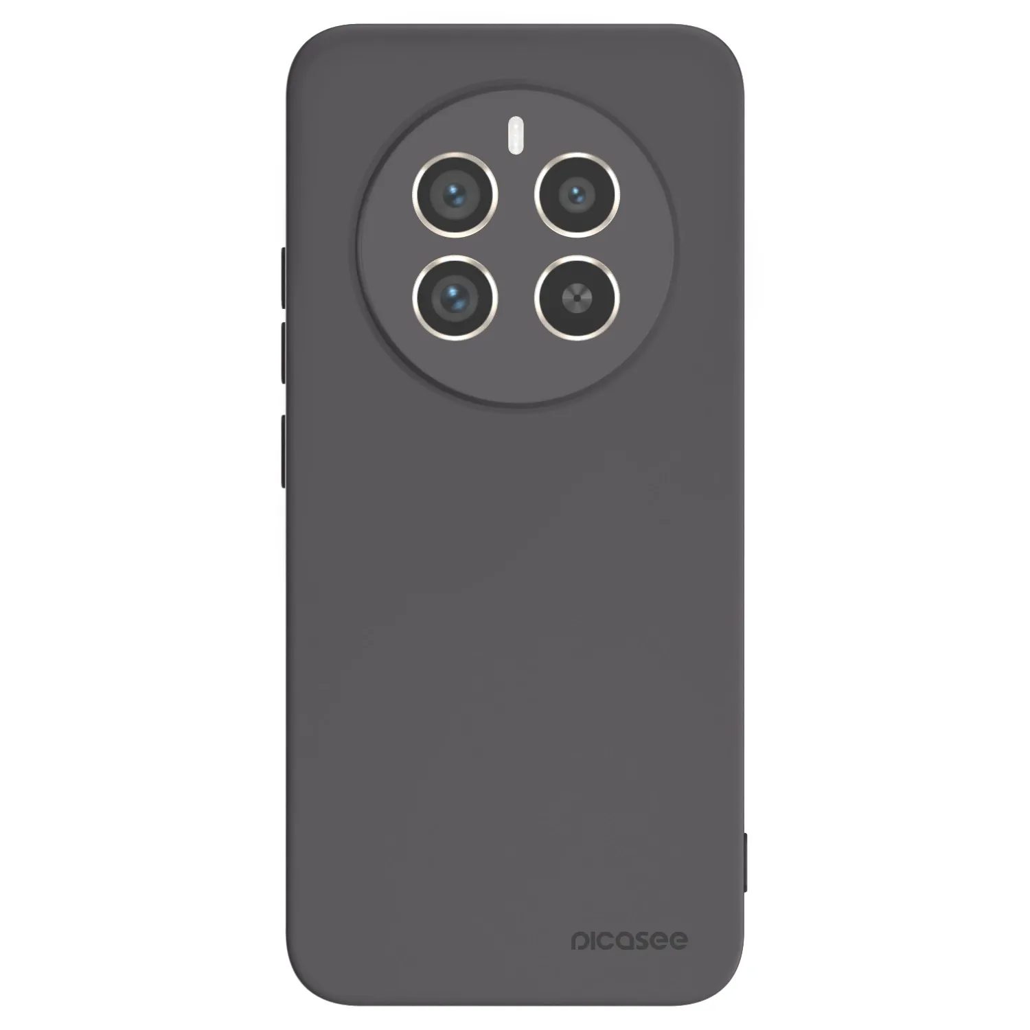 Picasee silikonowe czarne etui na Realme 12 Pro 5G - Clear