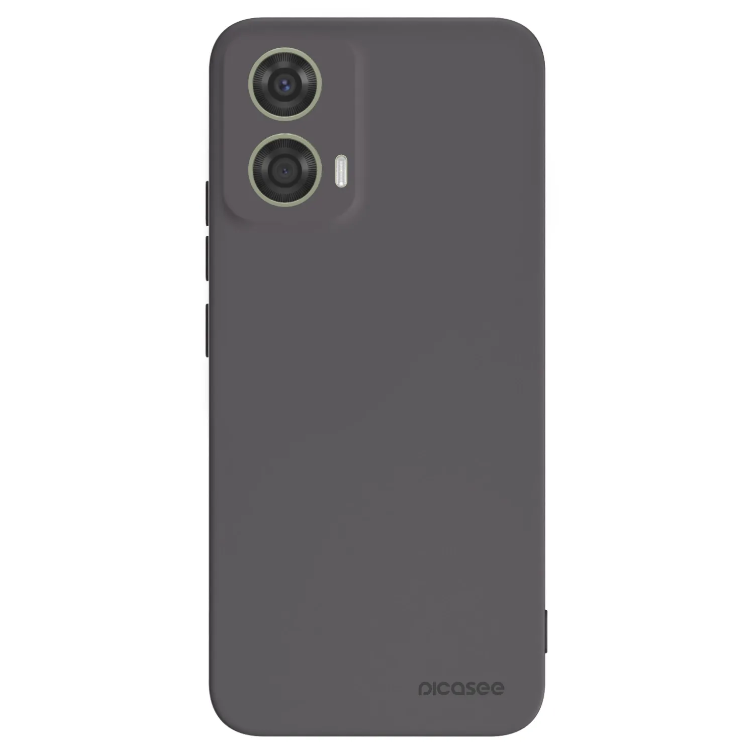 Picasee silikonowe czarne etui na Motorola Moto G24 - Clear