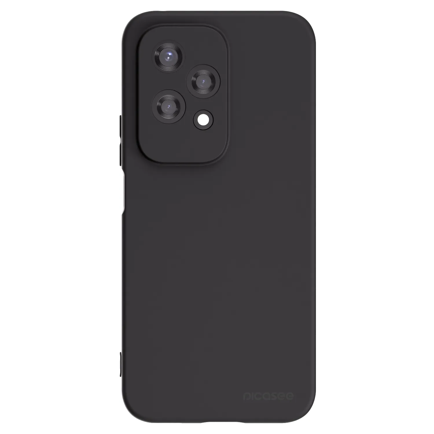 Picasee silikonowe czarne etui na Honor 200 Lite - Clear