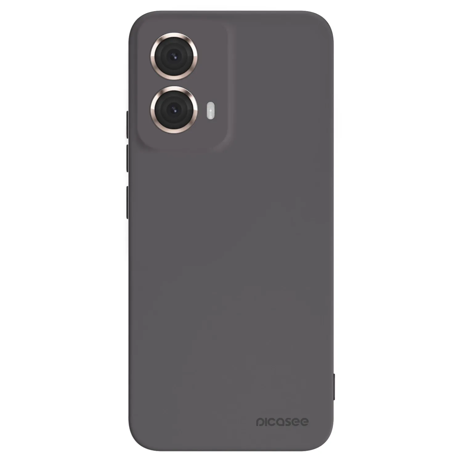Picasee silikonowe czarne etui na Motorola Moto G85 - Clear