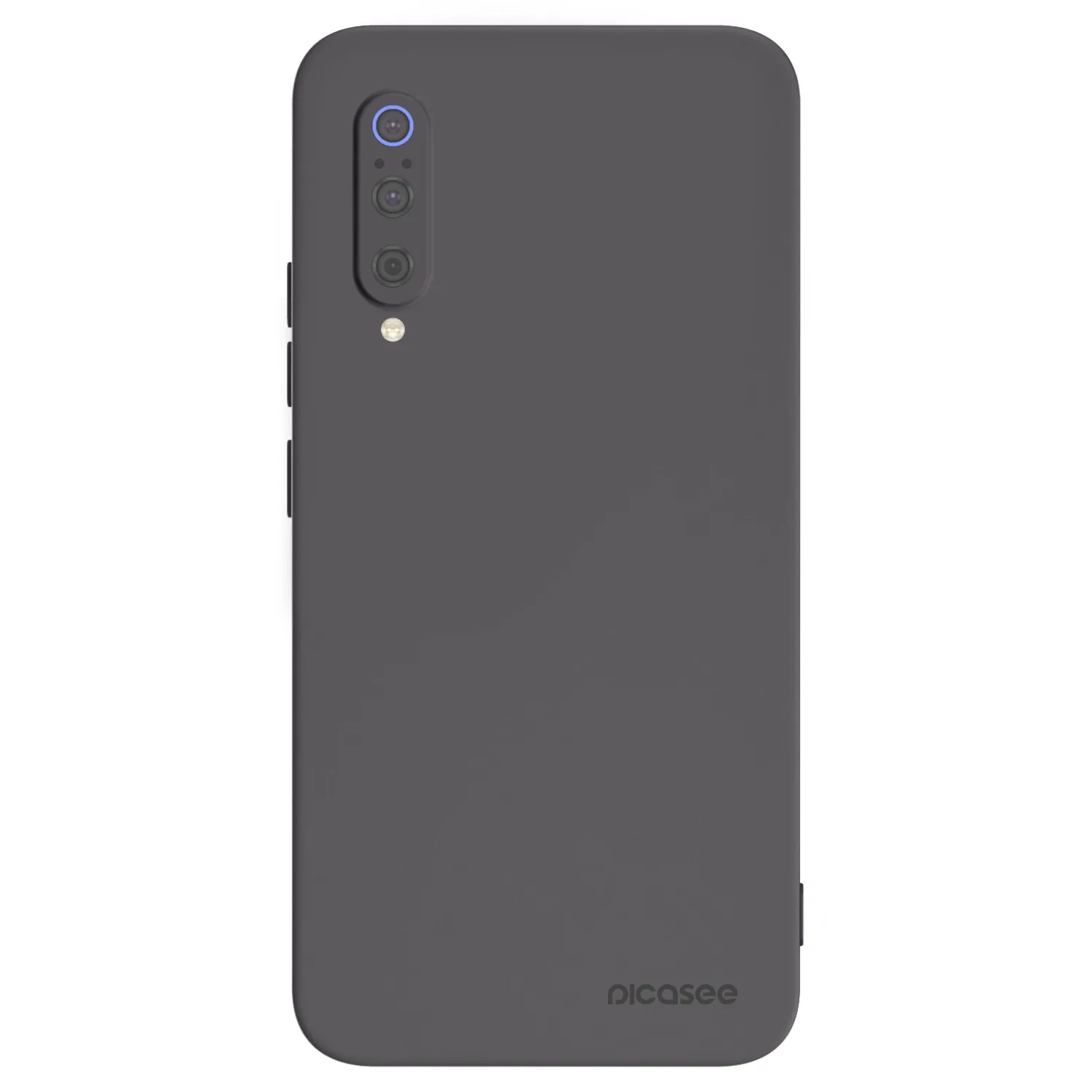 Picasee silikonowe czarne etui na Xiaomi Mi 9 - Clear