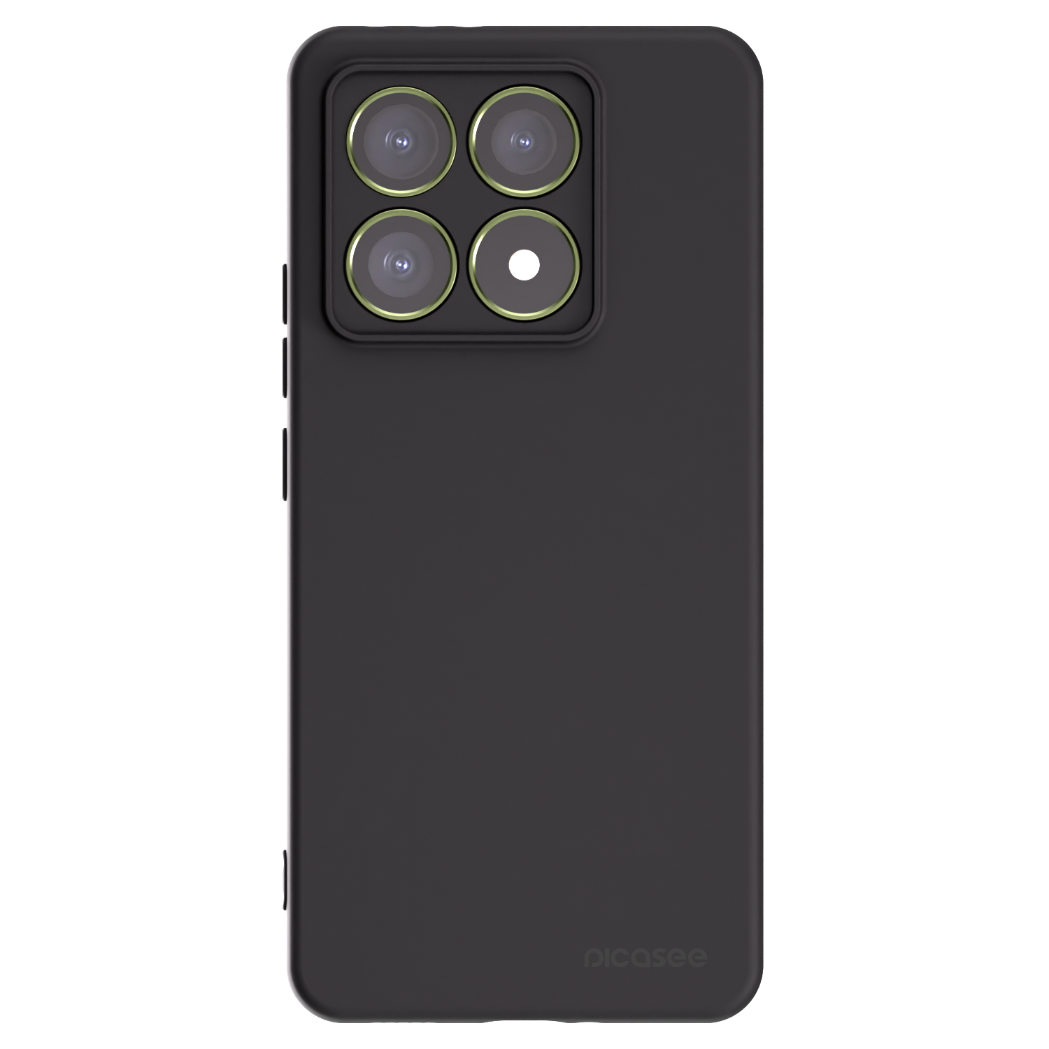 Picasee silikonowe czarne etui na Xiaomi 14T - Clear