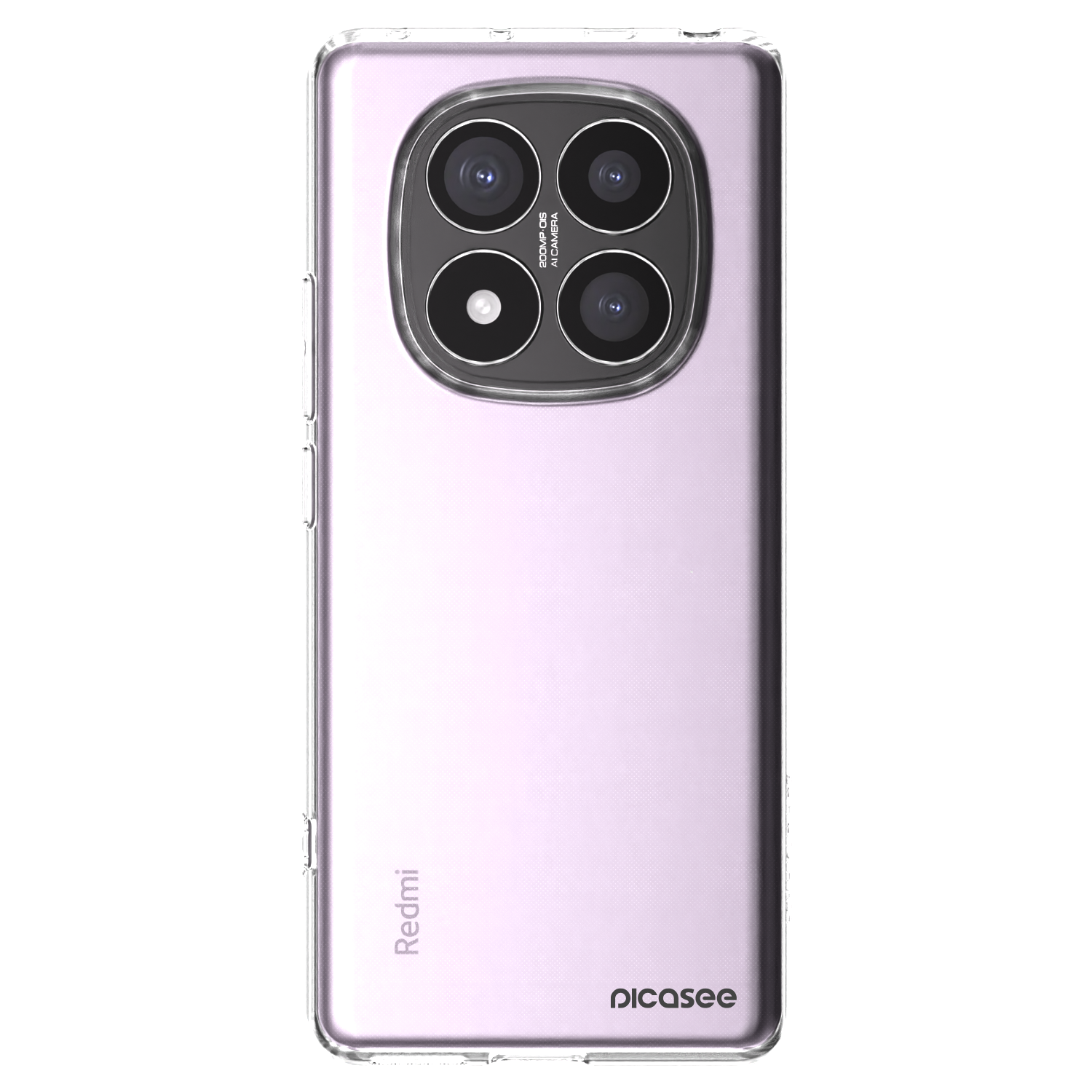 Picasee silikonowe przeźroczyste etui na Xiaomi Redmi Note 14 Pro+ 5G - Clear