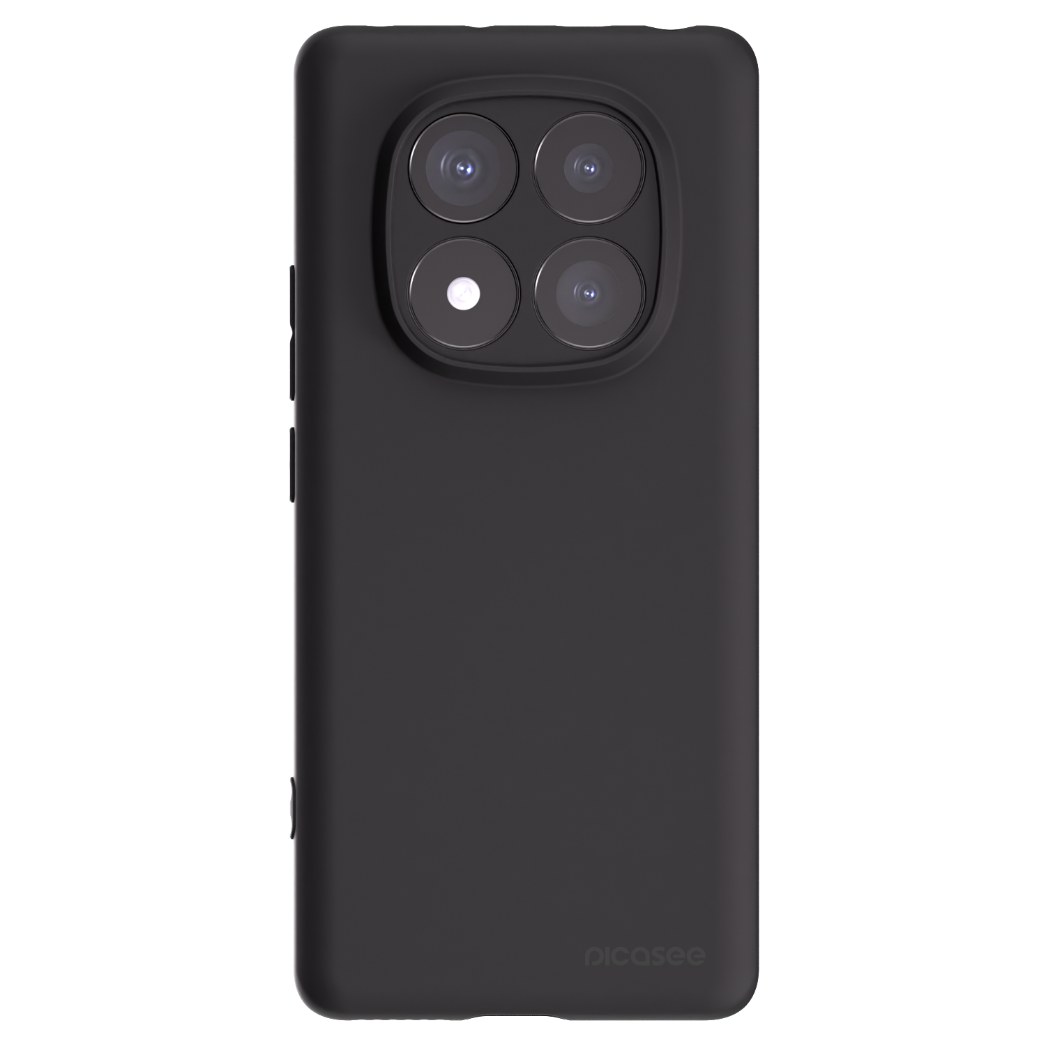 Picasee silikonowe czarne etui na Xiaomi Redmi Note 14 Pro 5G - Clear