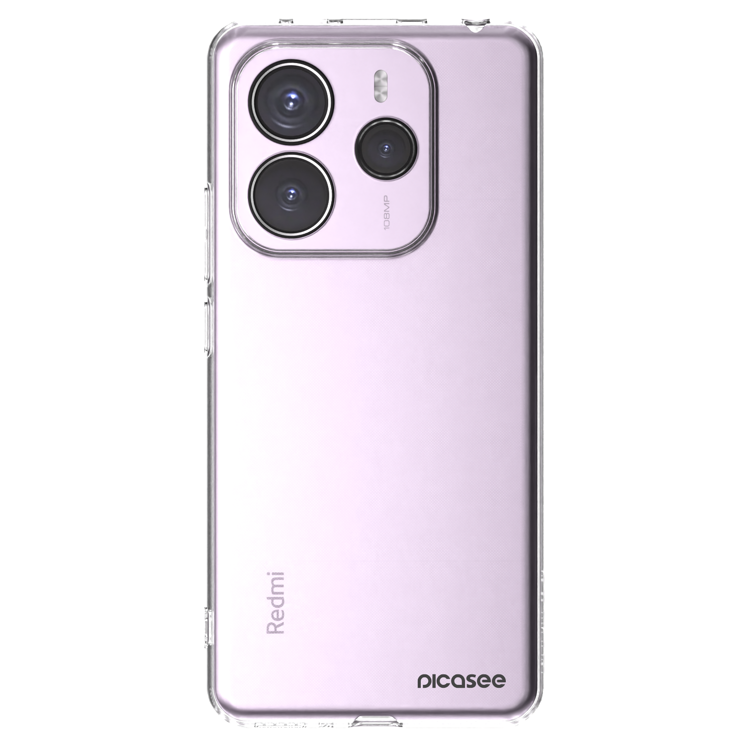 Picasee silikonowe przeźroczyste etui na Xiaomi Redmi Note 14 5G - Clear