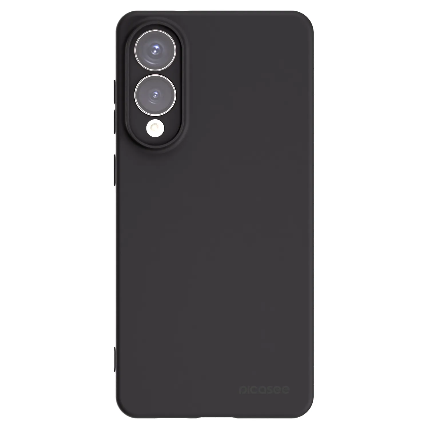 Picasee silikonowe czarne etui na Samsung Galaxy S25 Edge 5G - Clear