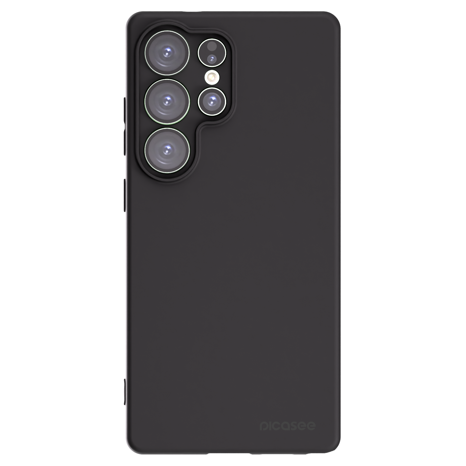 Picasee silikonowe czarne etui na Samsung Galaxy S25 Ultra 5G - Clear