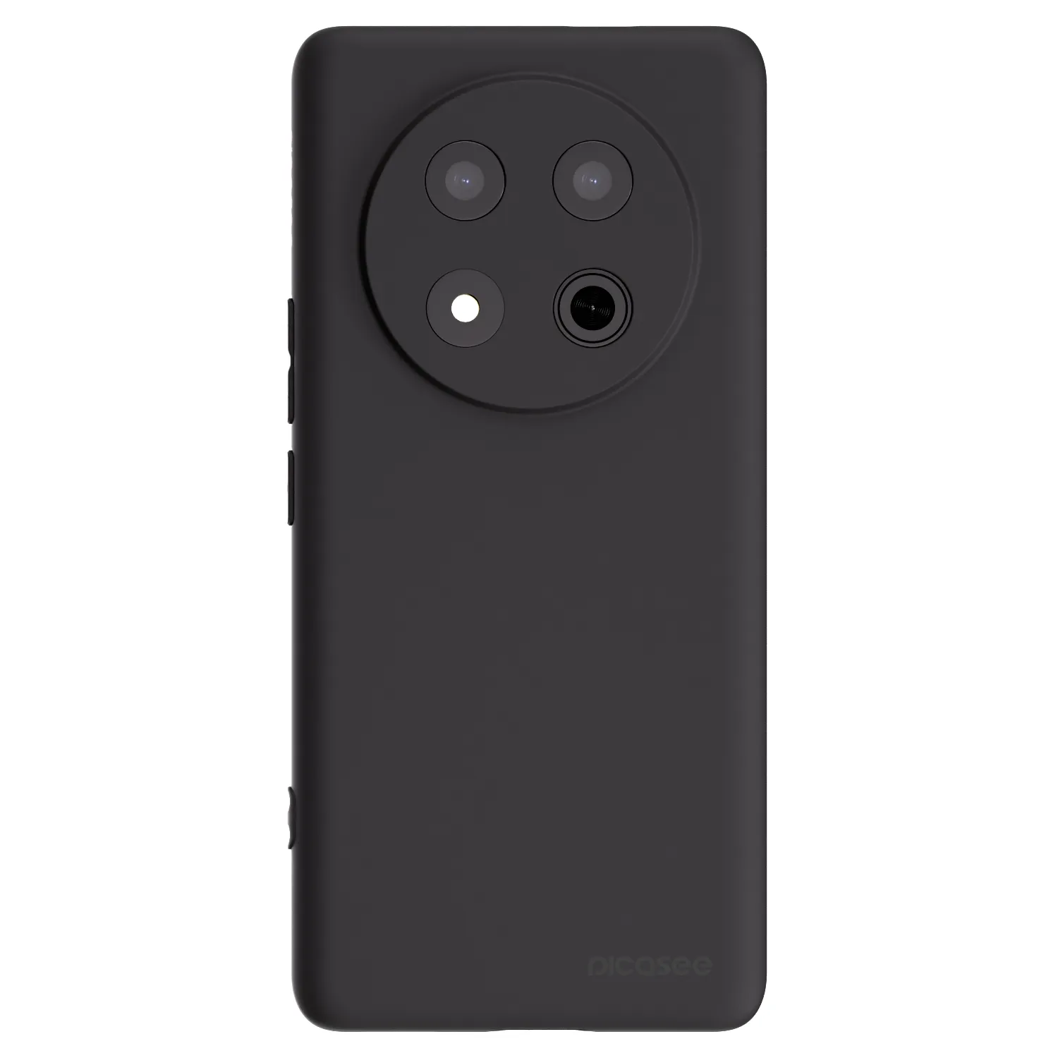 Picasee silikonowe czarne etui na Honor Magic7 Lite 5G - Clear