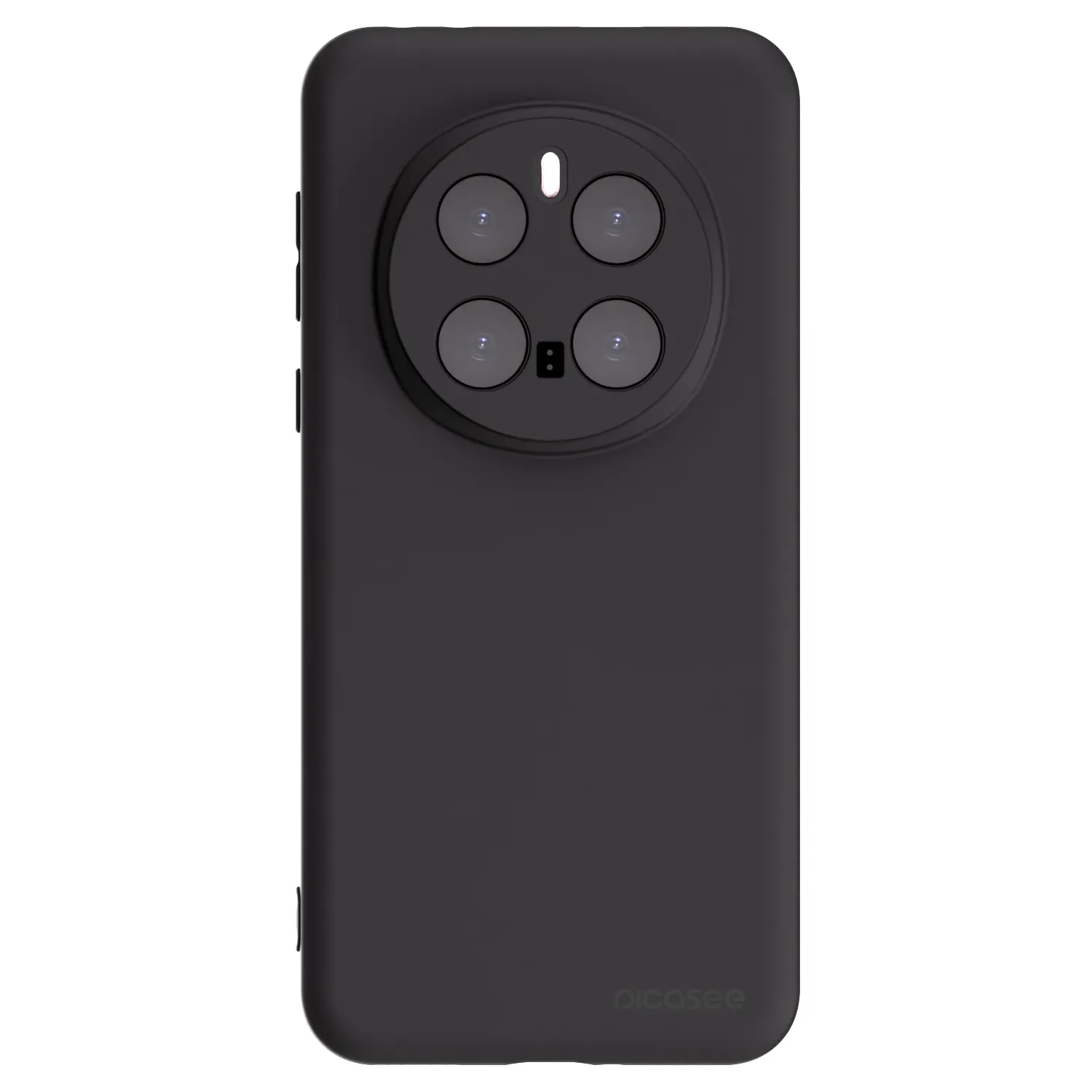 Picasee silikonowe czarne etui na Honor Magic7 Pro 5G - Clear