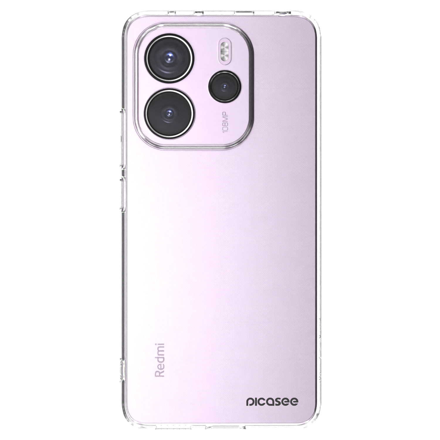 Picasee silikonowe przeźroczyste etui na Xiaomi Redmi Note 14 4G - Clear