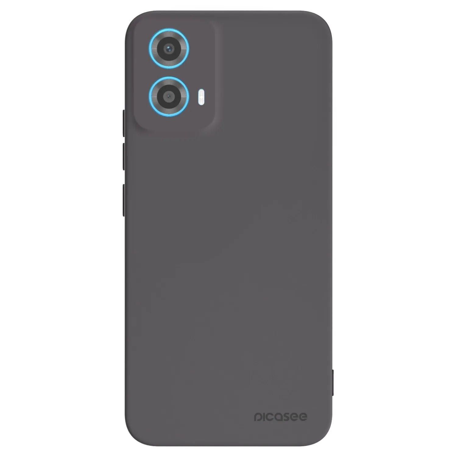 Picasee silikonowe czarne etui na Motorola Moto G34 5G - Clear